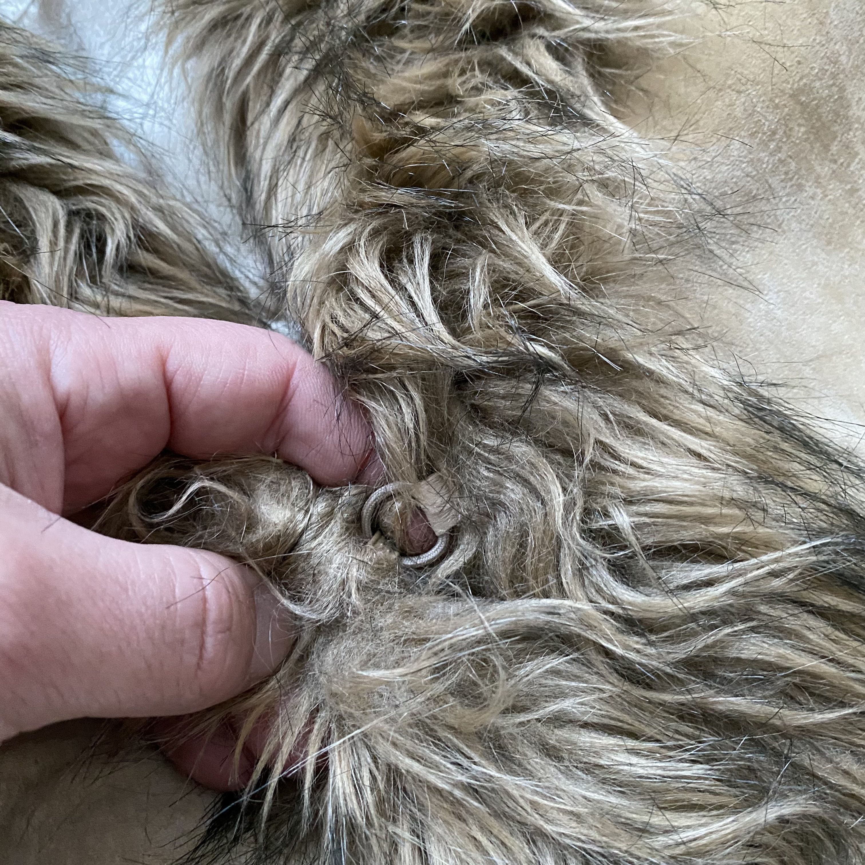 If Six Was Nine Vintage 90s Real Suede with Faux Fur Maxi Coat Y2K japanese Size L / US 10 / IT 46 - 8 Thumbnail