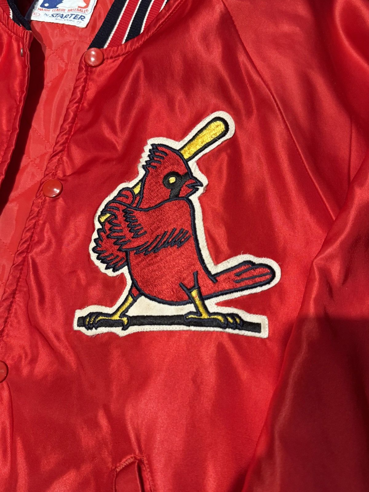 Starter Cardinals Vintage Starter Jacket Size US XL / EU 56 / 4 - 2 Thumbnail