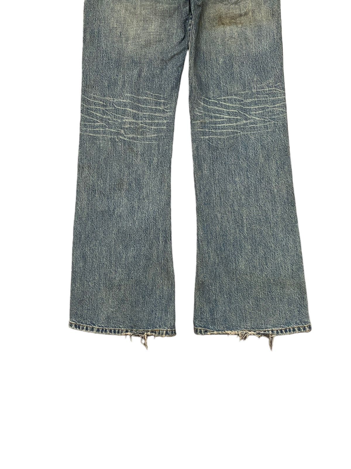 Japanese Brand × Vintage Vintage Japanese Brand Lois Crayon Flared Jeans 1990s Size US 27 - 4 Thumbnail