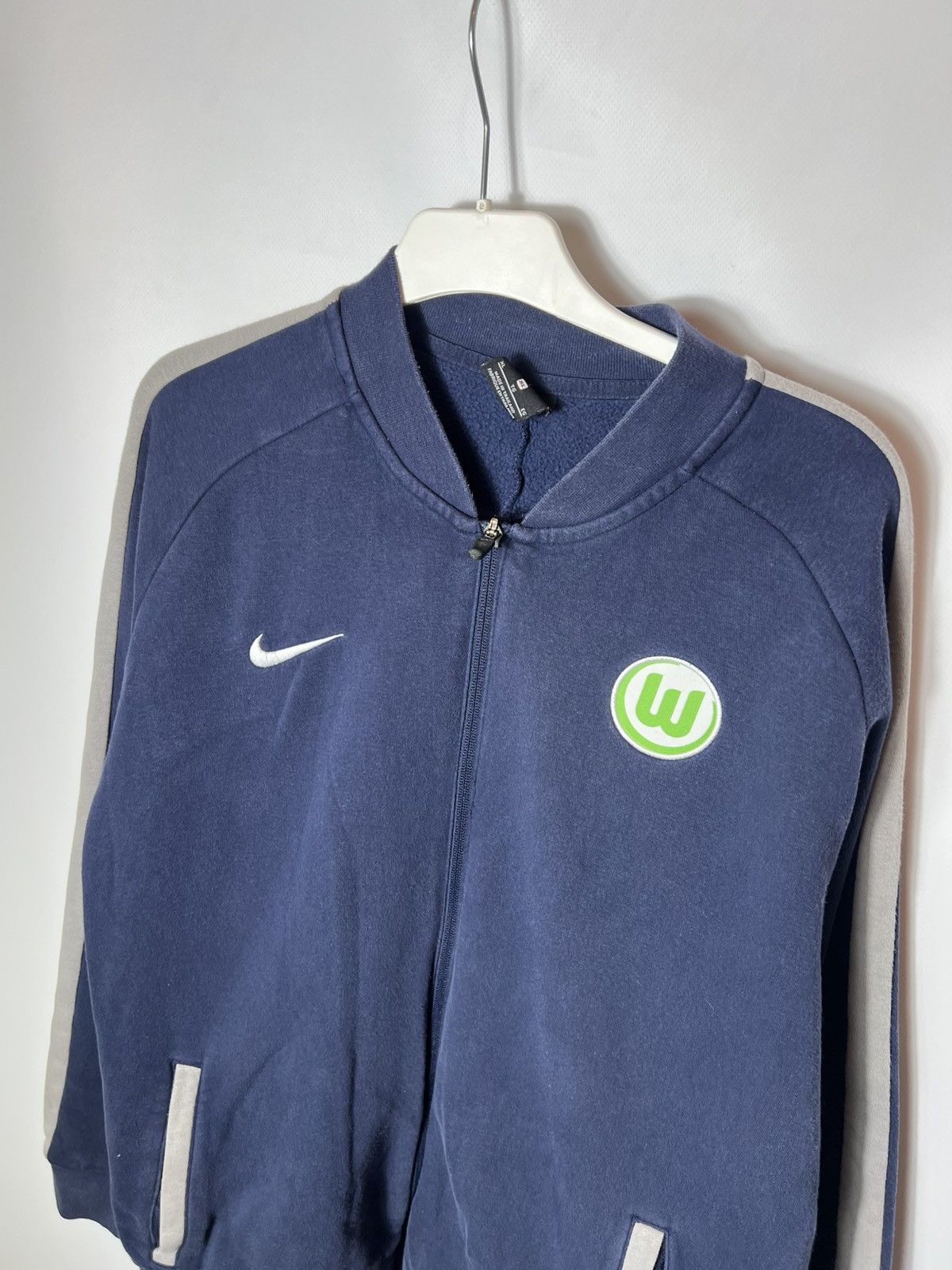 Nike Vintage sportswear Nike Wolfsburg Soccer Football jacket Size US XL / EU 56 / 4 - 2 Thumbnail