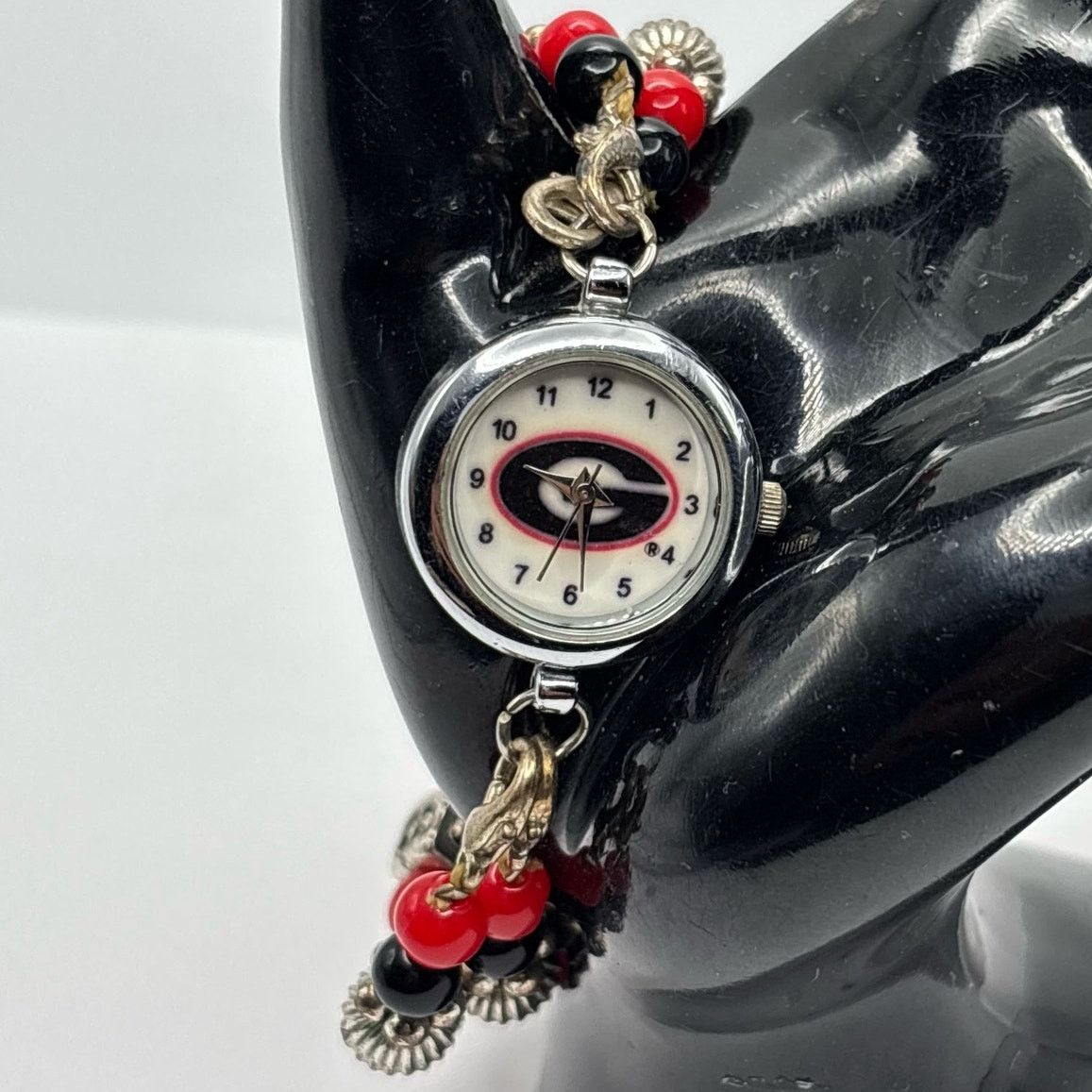 Other Red Beaded Georgia University Watch Size ONE SIZE - 2 Thumbnail
