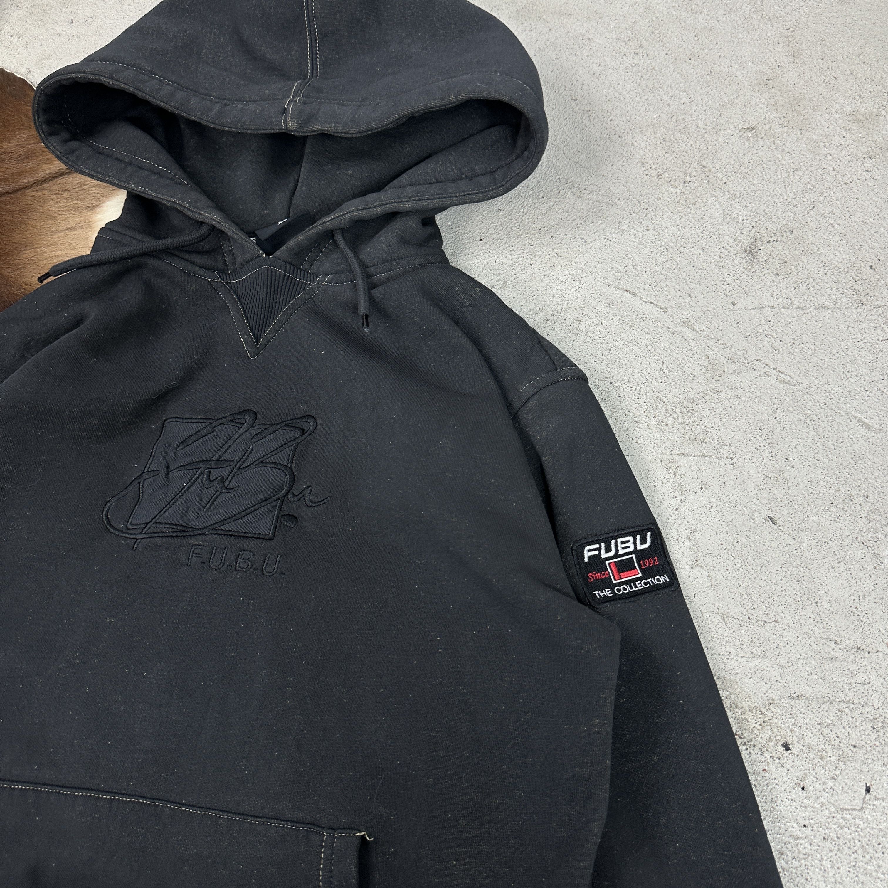 Fubu × Vintage Vintage Streetwear Fubu Dyed Hip-Hop Hoodie 00s Size US M / EU 48-50 / 2 - 3 Thumbnail