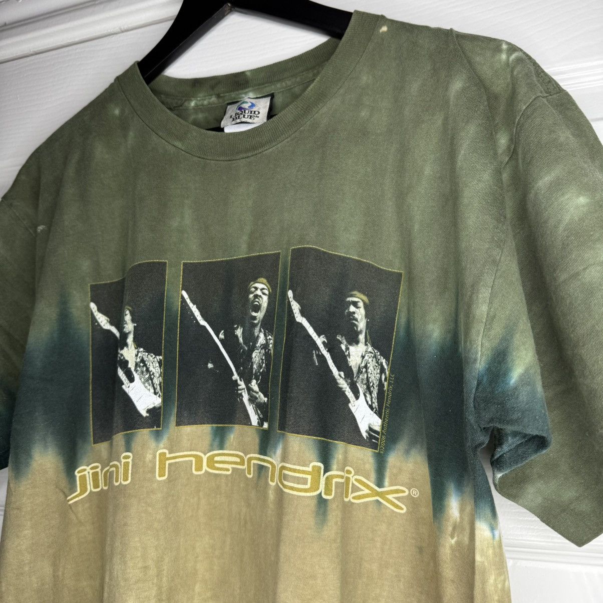 Vintage Vintage Liguid Blue Jimi Hendrix Size Med Size US M / EU 48-50 / 2 - 3 Thumbnail