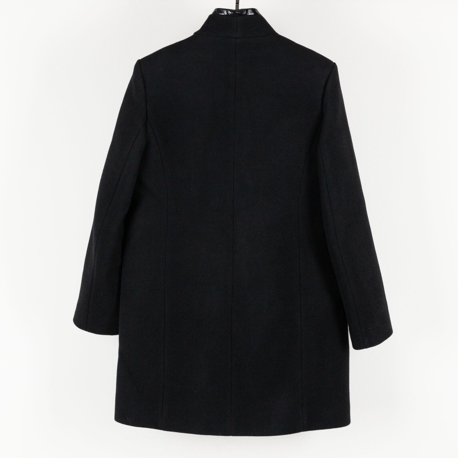 Maje Maje Galionile Wool Blend Stand Collar Coat Black Size 36 Size XS / US 0-2 / IT 36-38 - 4 Thumbnail