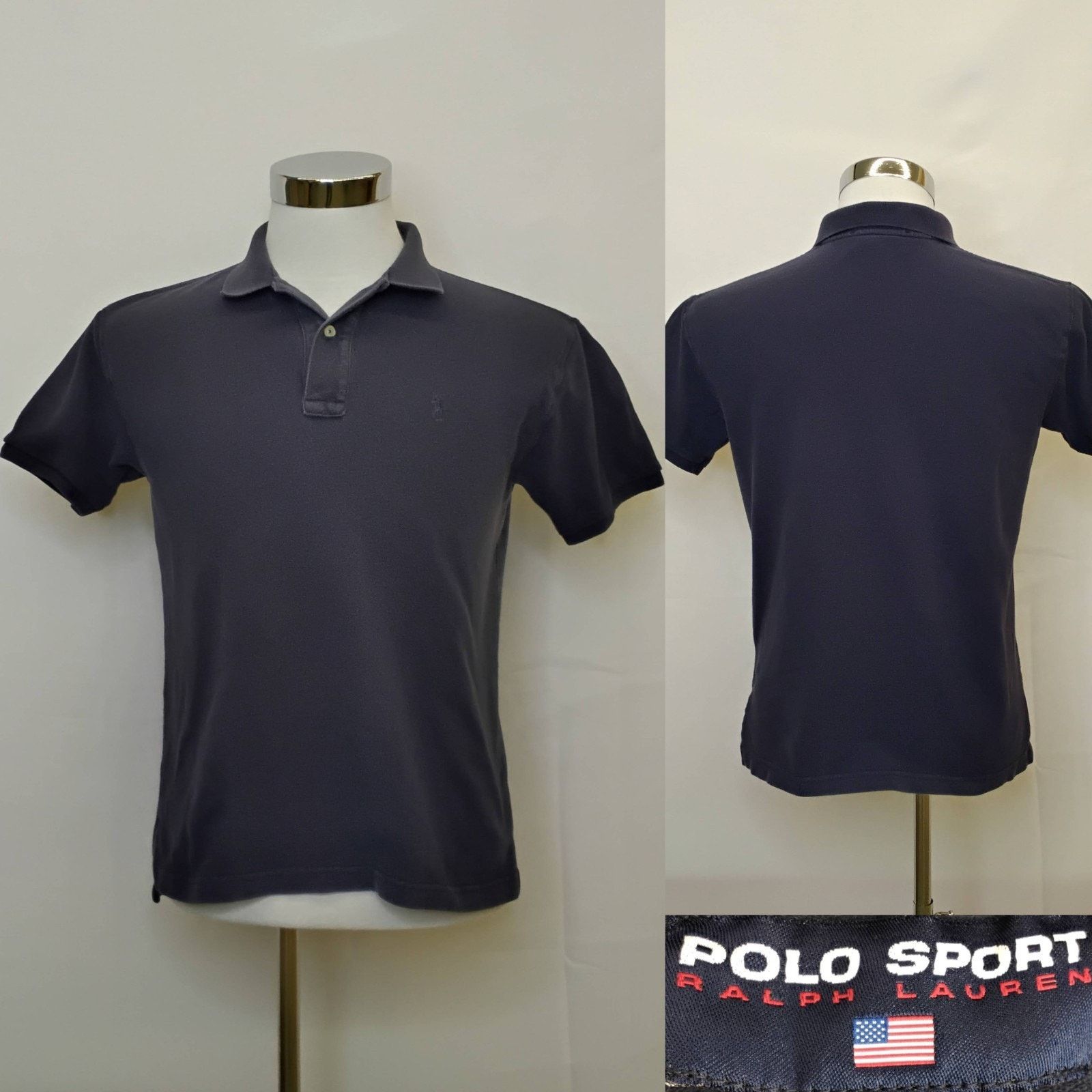 Polo Ralph Lauren Polo Sport Ralph Lauren Polo Shirt Men's M Blue VTG Cotton Size US M / EU 48-50 / 2 - 1 Thumbnail