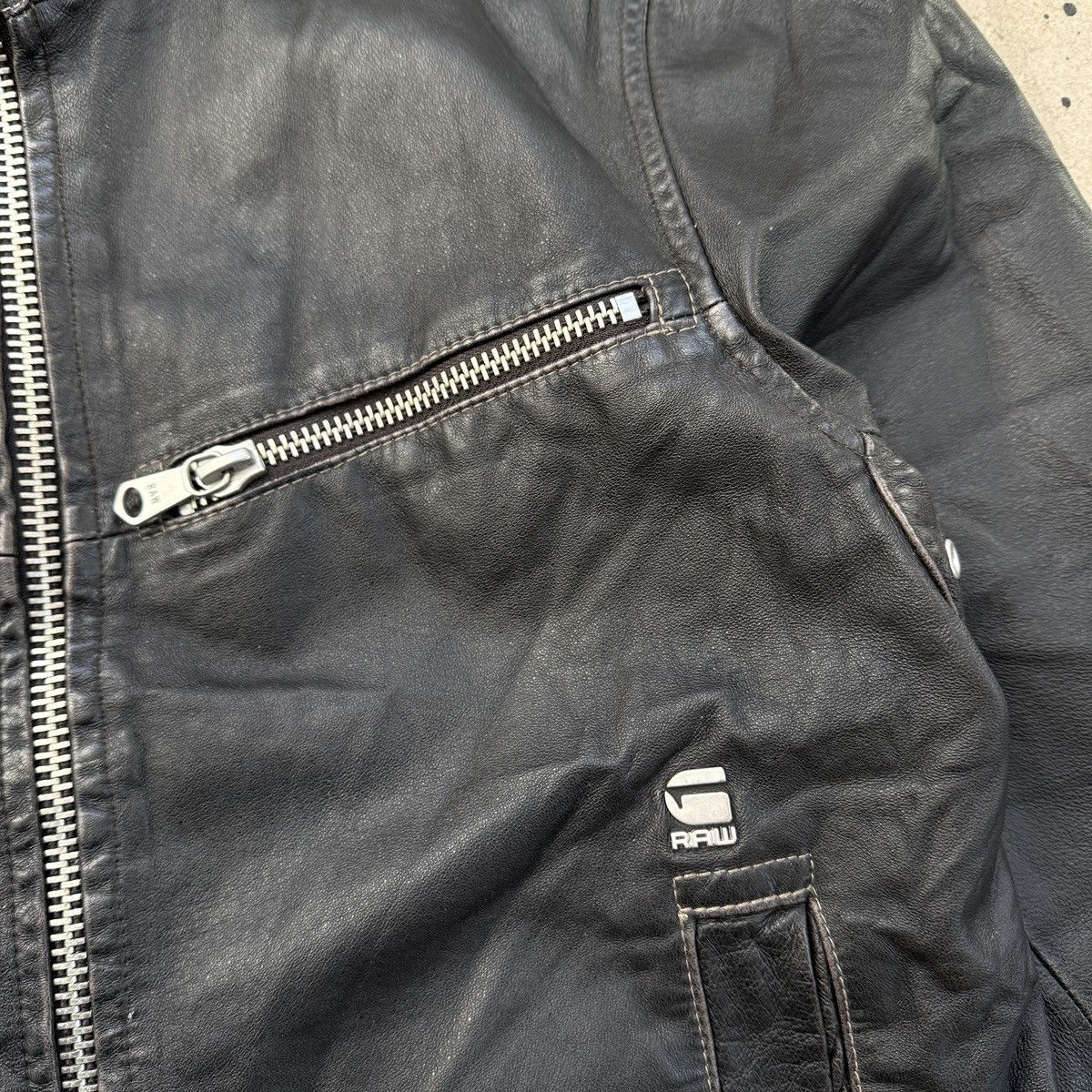 G-Star G-Star Raw Engineered Leather Zip Jacket Size US M / EU 48-50 / 2 - 4 Thumbnail