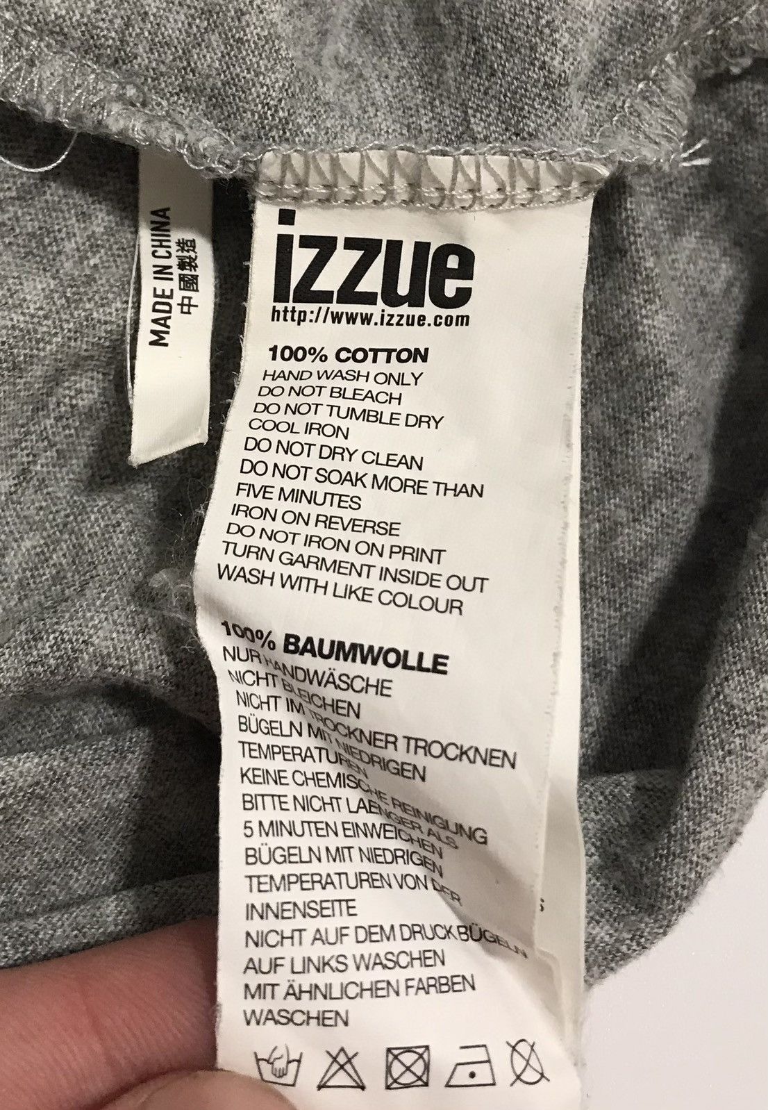 izzue Izzue Crewneck T-Shirt Women's S Gray Size S / US 4 / IT 40 - 4 Thumbnail