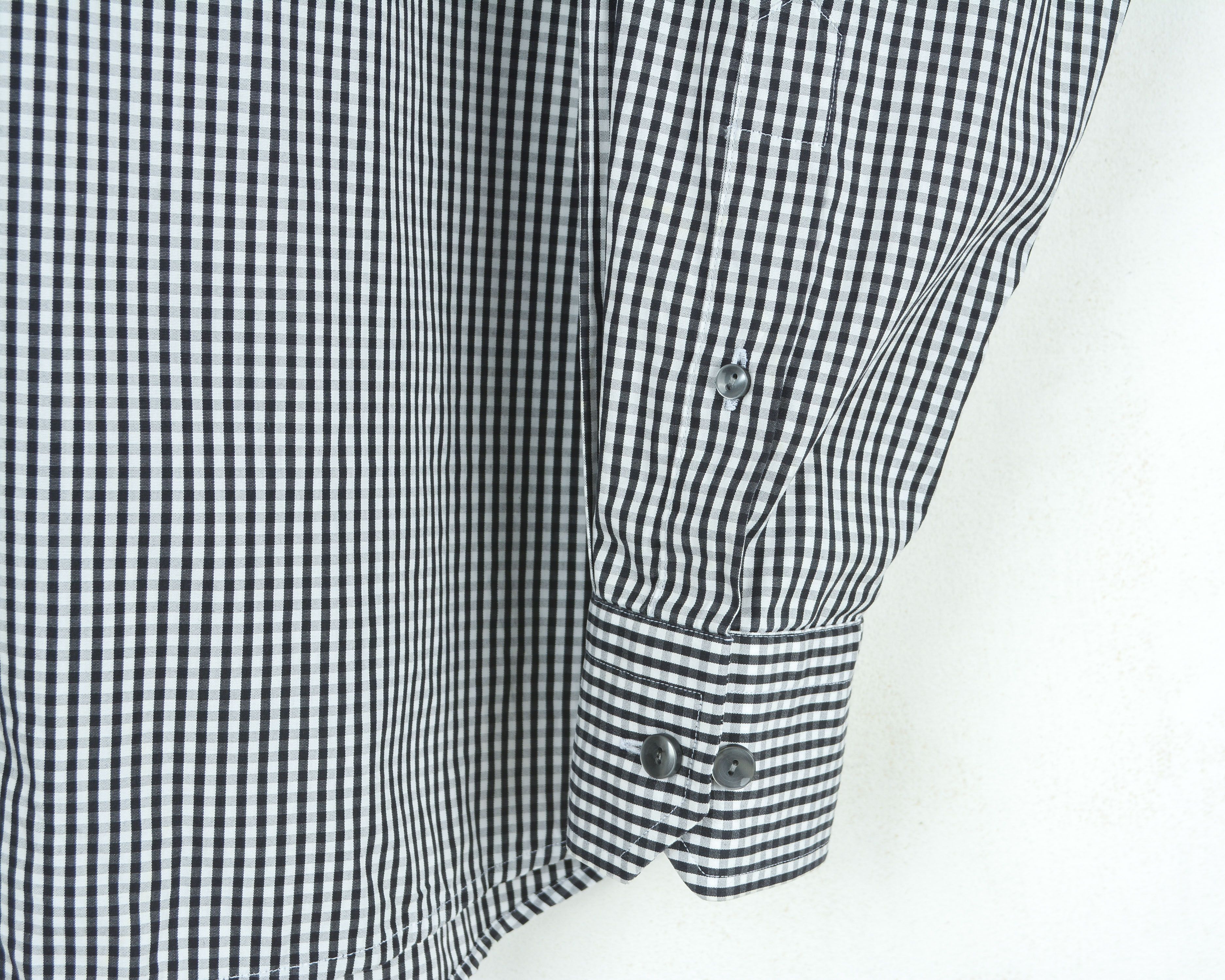 Eton 17" Size 43 Contemporary Formal Shirt Long Sleeve Check Size 44R - 4 Thumbnail