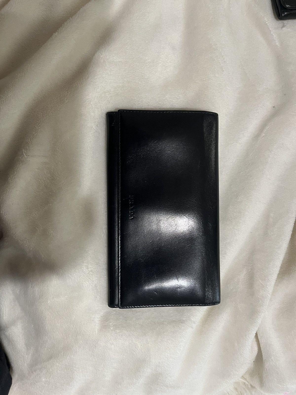 Prada Black Prada Continental Wallet Size ONE SIZE - 3 Thumbnail