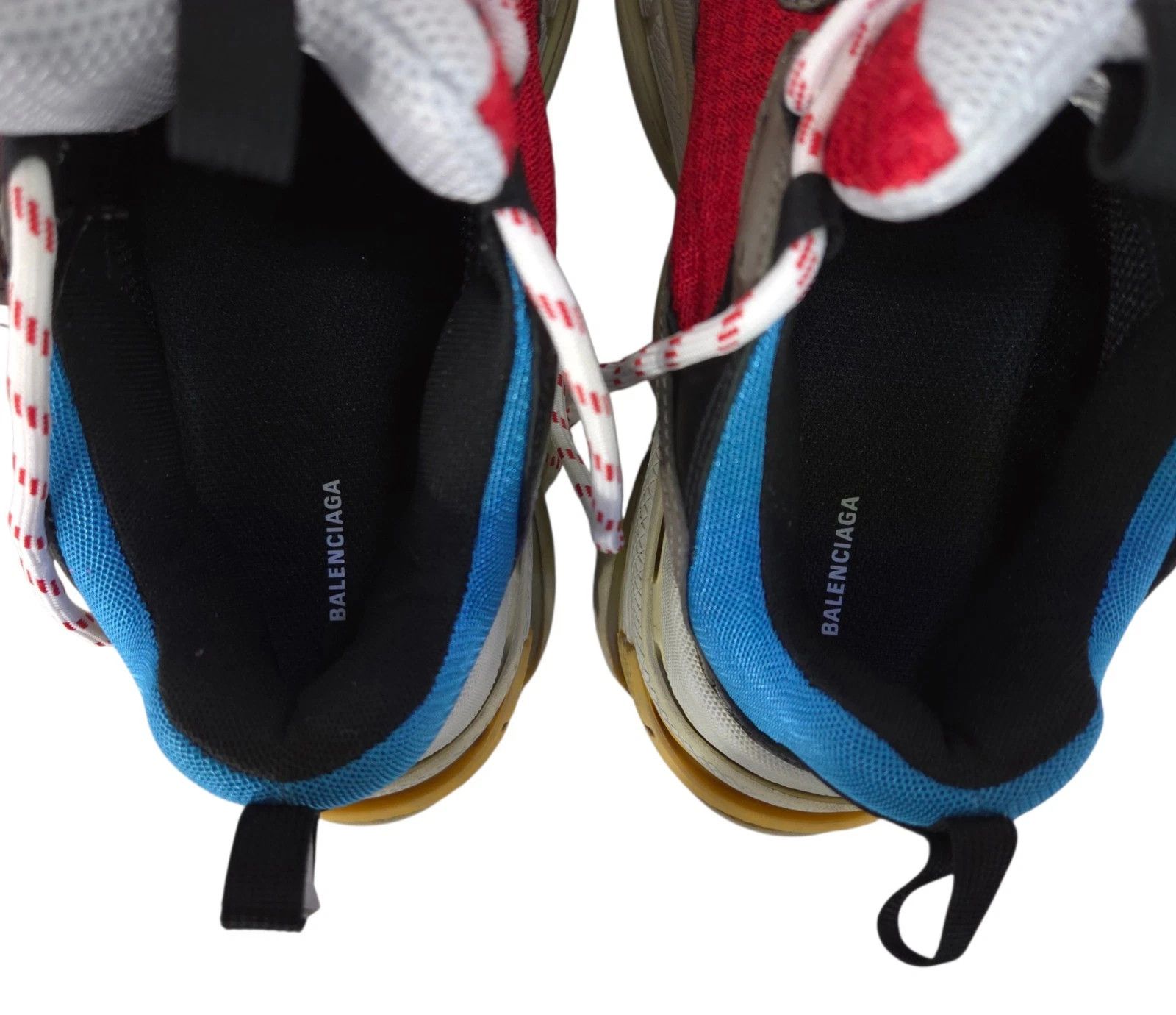 Balenciaga Balenciaga Triple S Sneakers US 8 EU 41 Mens Blue Red Gray Size US 8 / EU 41 - 11 Thumbnail