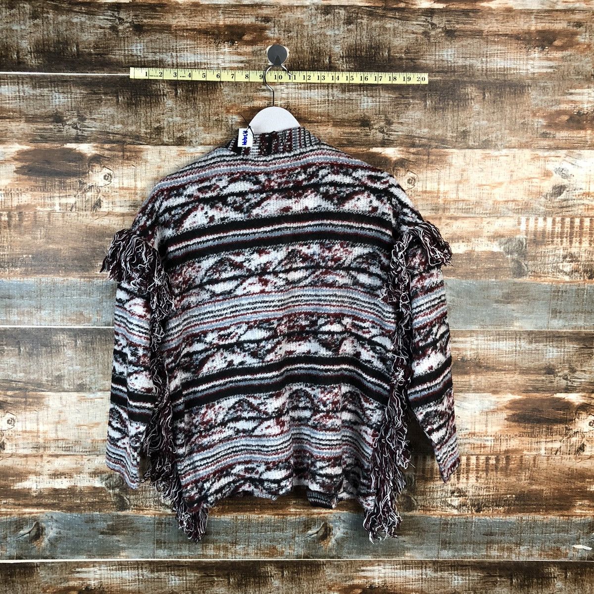 Japanese Brand Japan vintage fur shaggy navajo Cardigan Knitwear #2494 Size US M / EU 48-50 / 2 - 12 Thumbnail