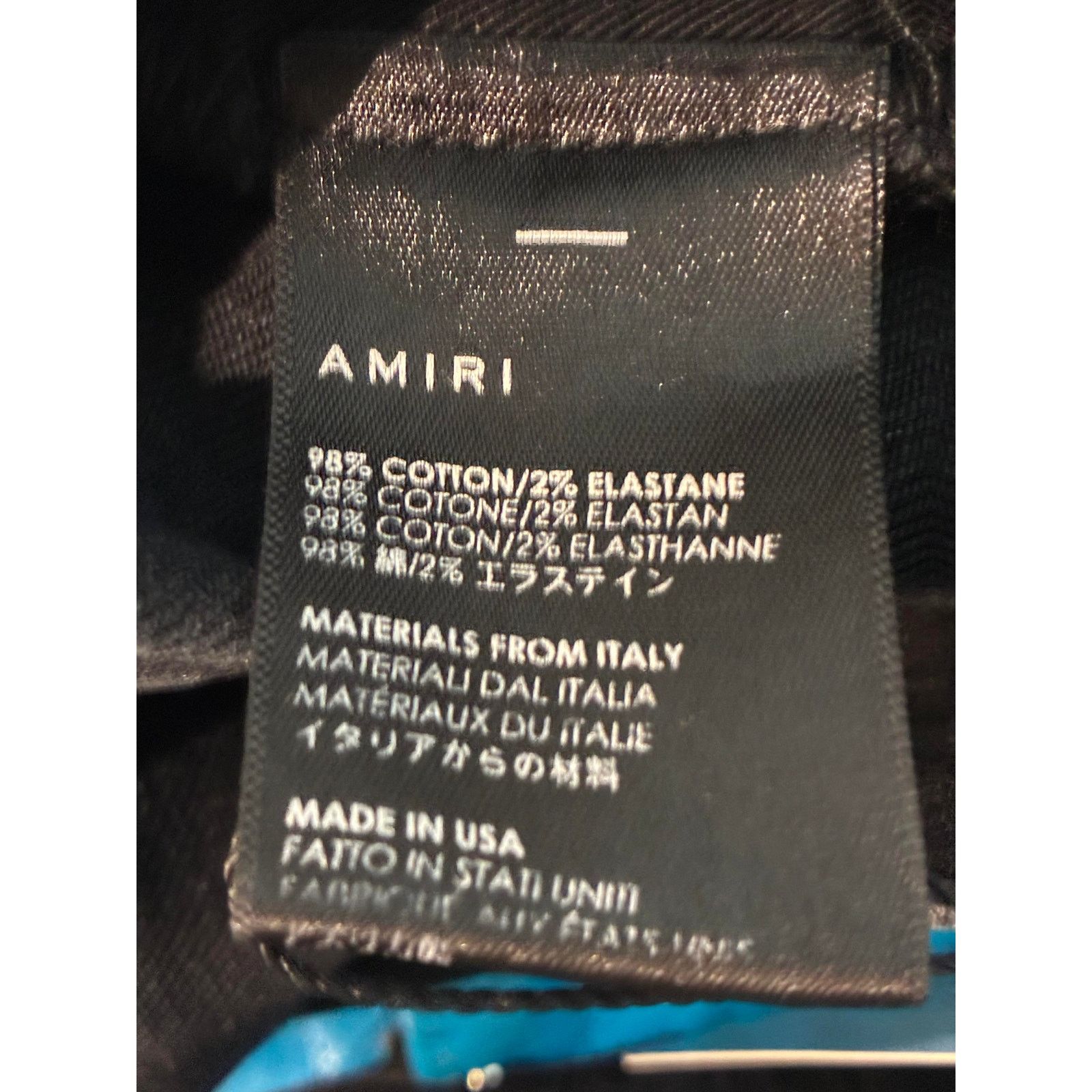 Amiri Amiri Black & Blue Stripe Jeans Size US 31 - 5 Thumbnail