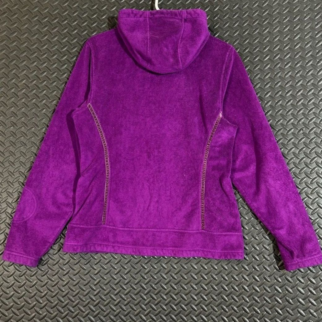 Marmot Marmot Purple Full Zip Hooded Fleece Sweater Women L Large Hoodie Pullover Zip Women’s Size Large Size L / US 10 / IT 46 - 2 Thumbnail