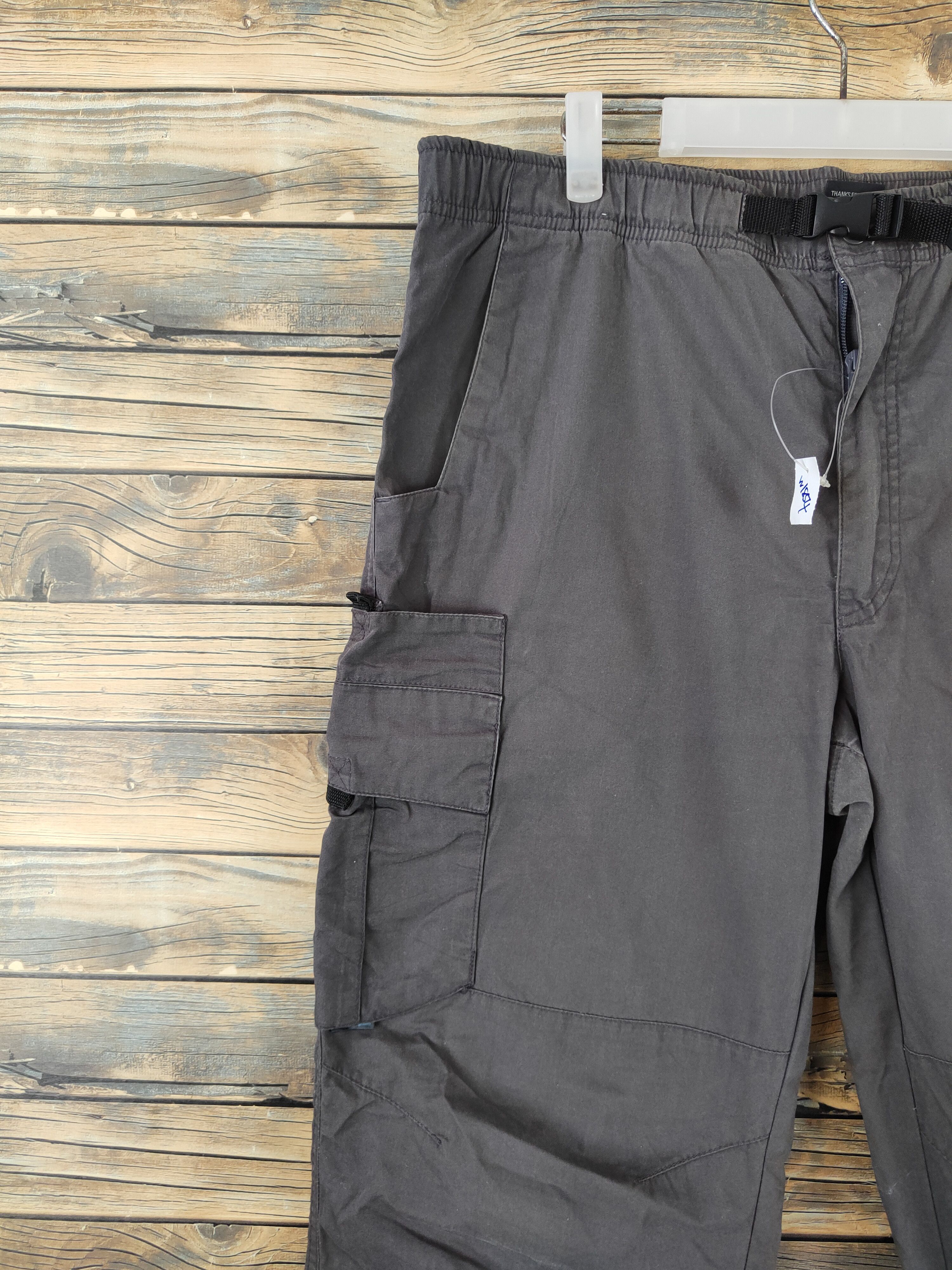 Airwalk Airwalk Dark Brown Multipocket Tactical Cargo Pants #W1854 Size US 35 - 3 Thumbnail