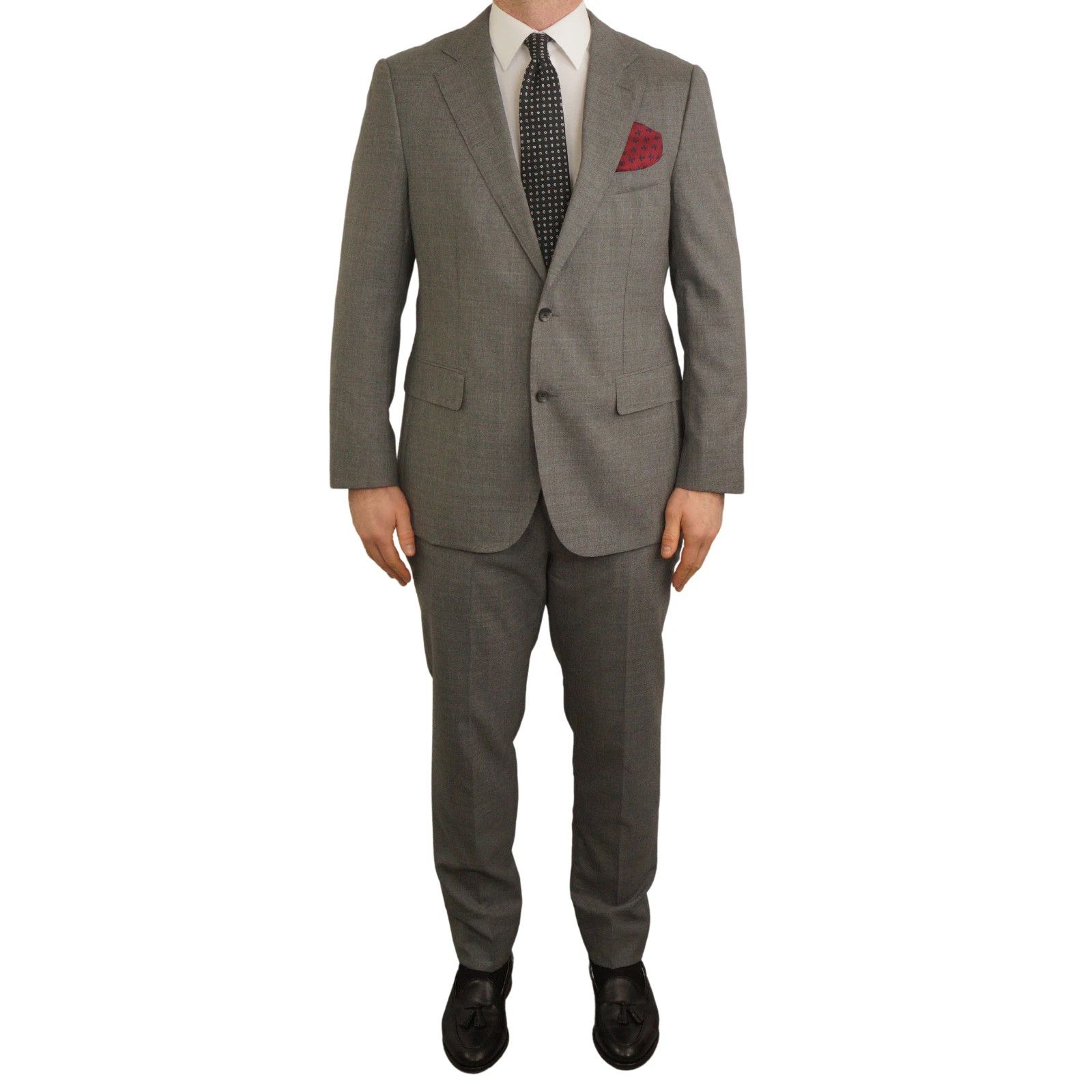 Suitsupply Men Suitsupply Suit Lazio Single Breasted Wool Grey US42 Size 42R - 1 Thumbnail