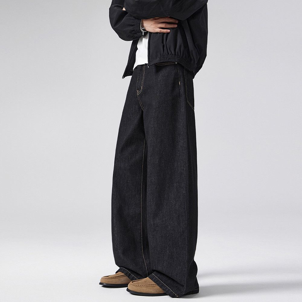 Japanese Brand Men's Vibe loose-fitting versatile casual jeans Size US 32 / EU 48 - 2 Thumbnail