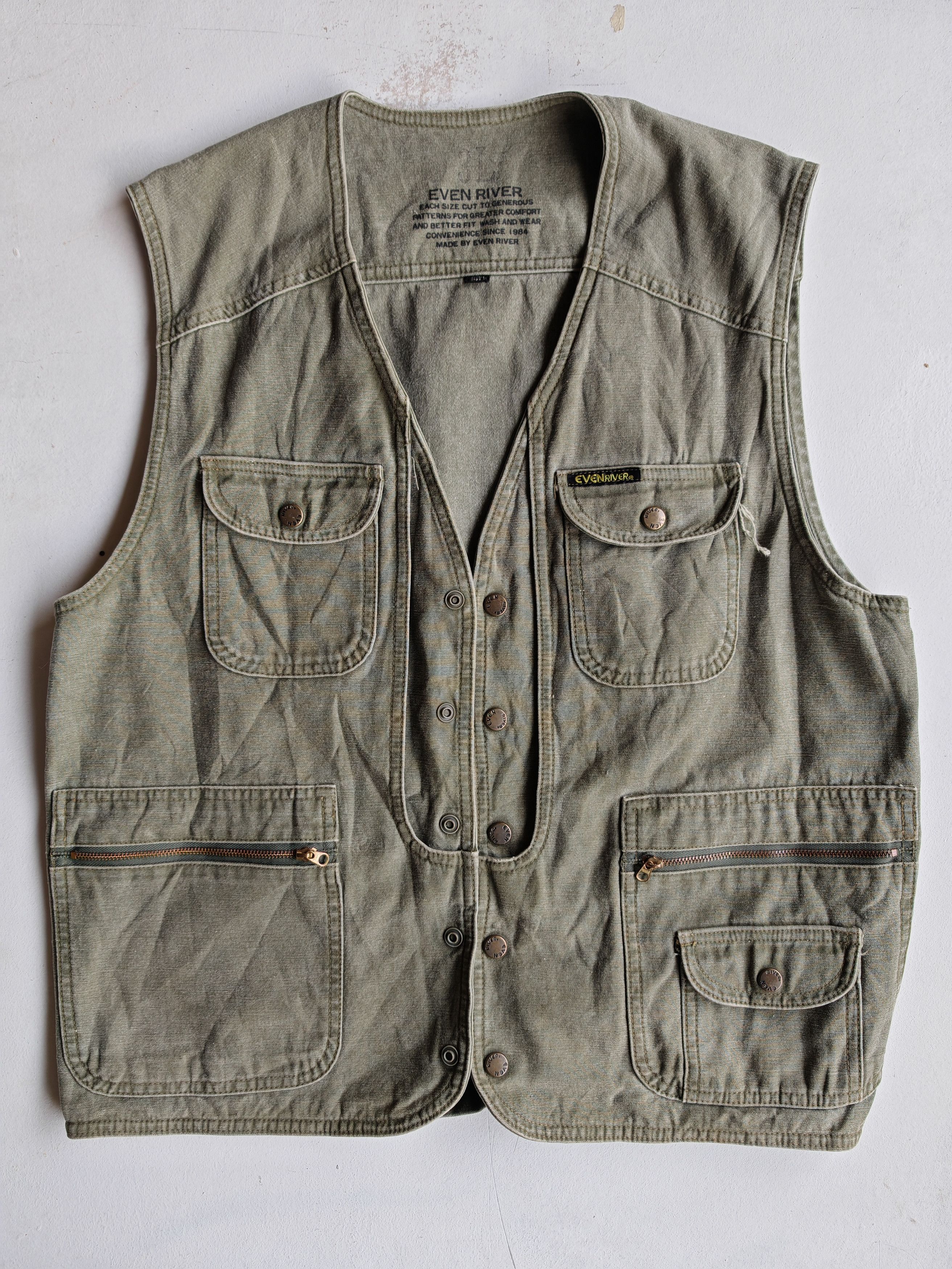 Japanese Brand Ever River Vest Size US L / EU 52-54 / 3 - 1 Thumbnail