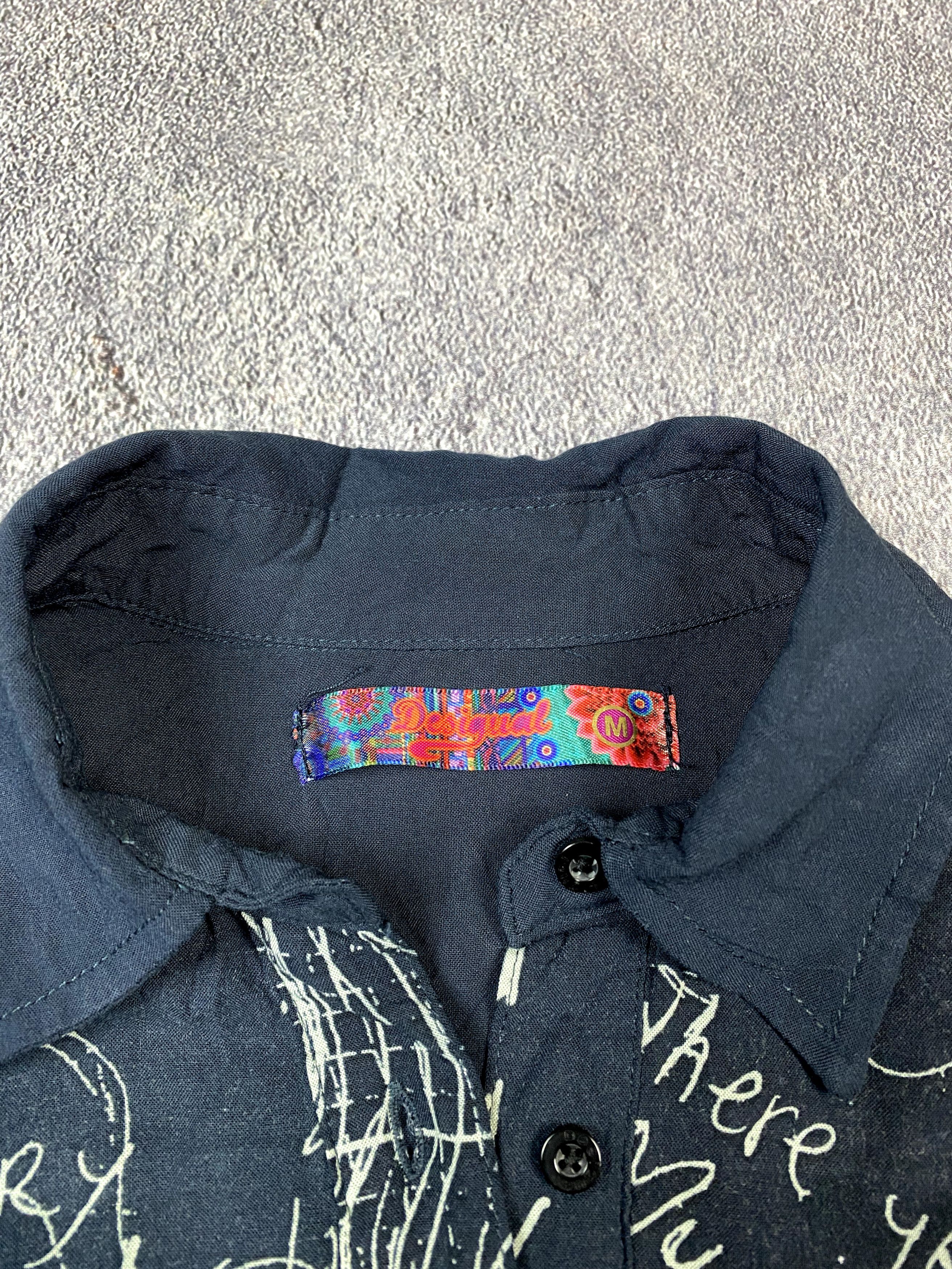 Desigual Avant Garde Desigual Ladies Art Floral Shirt Size M / US 6-8 / IT 42-44 - 4 Thumbnail