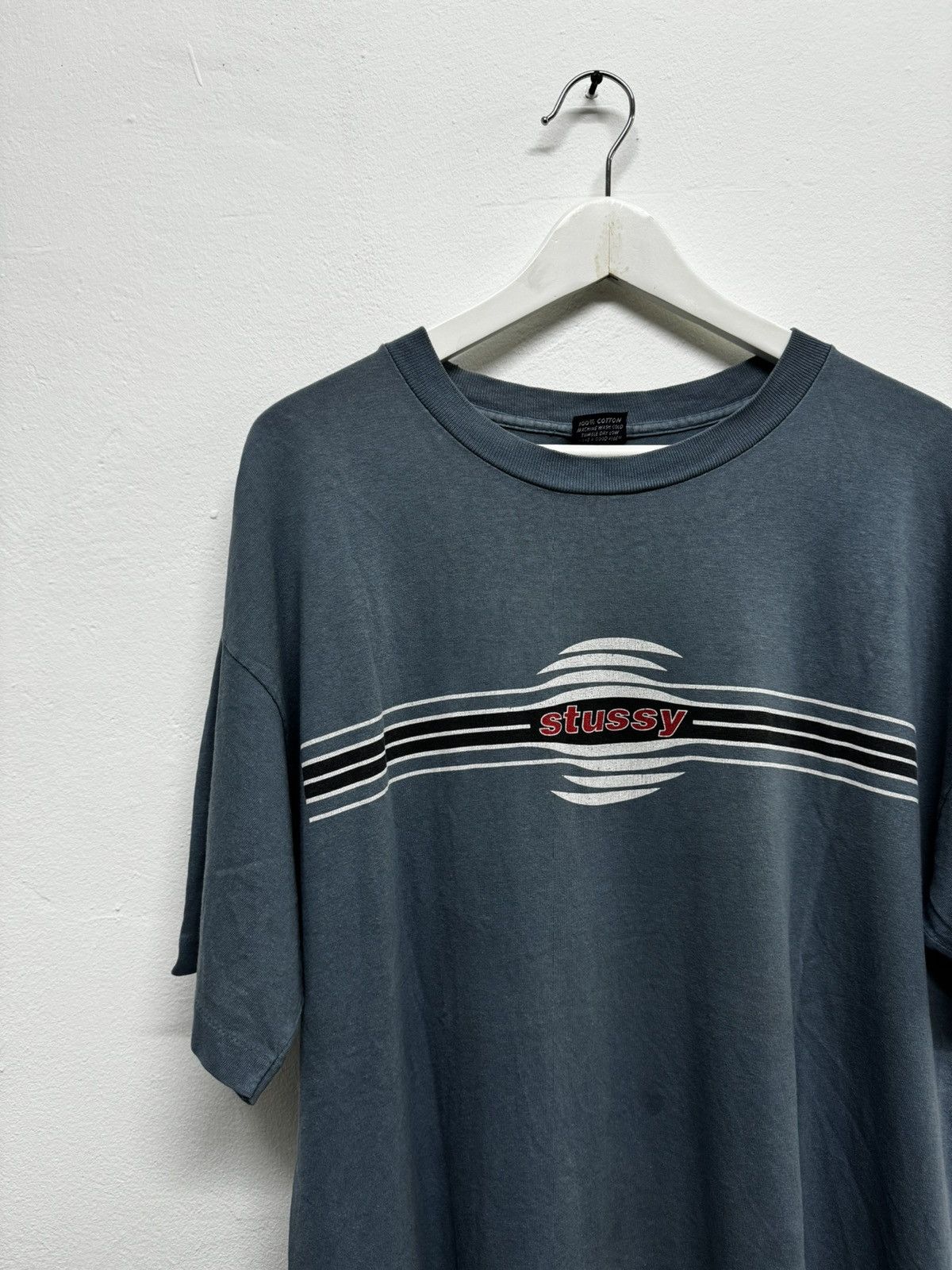 Stussy × Vintage Vintage 90s Stussy centre (Rare) Size US XL / EU 56 / 4 - 2 Thumbnail