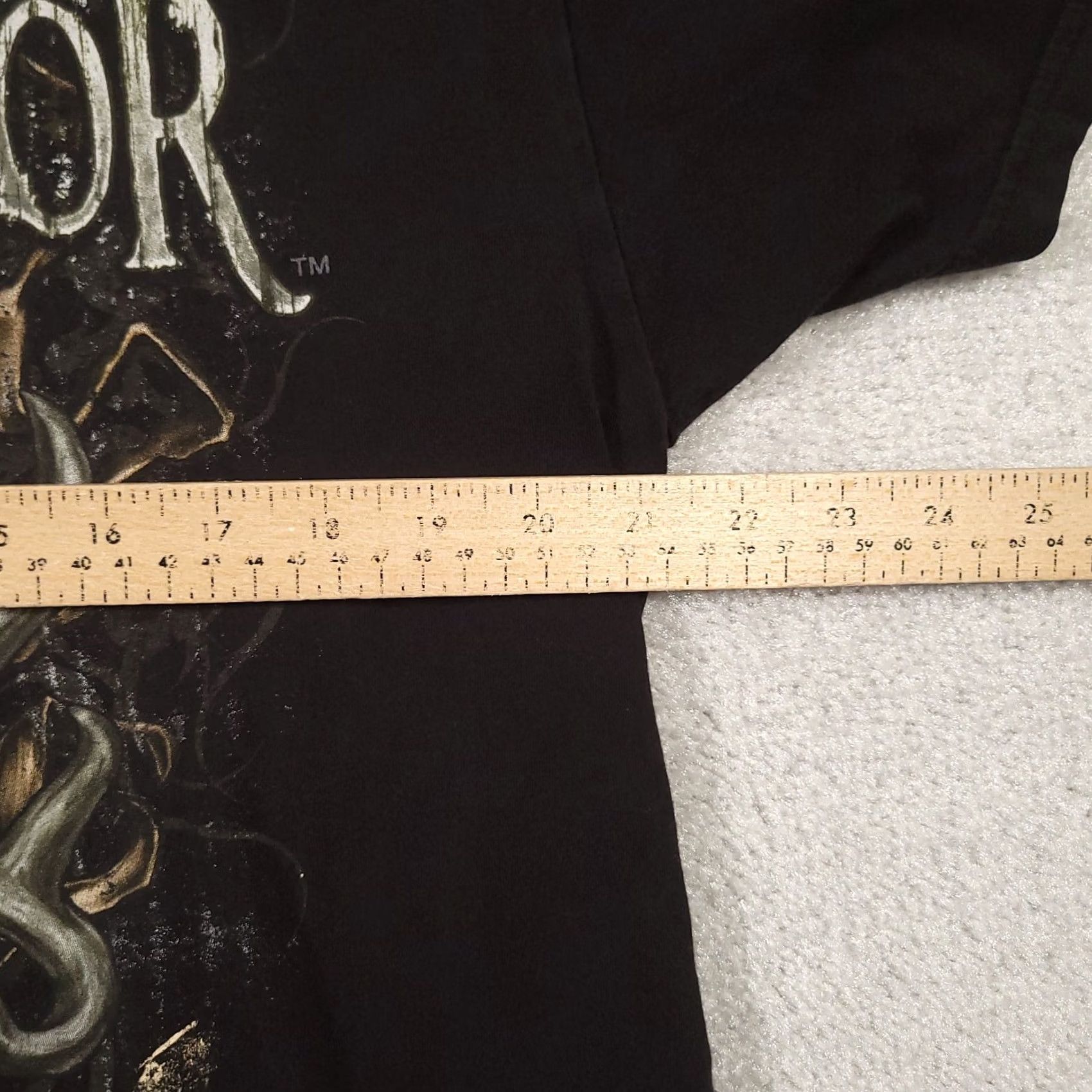 Vintage VINTAGE Bone Collector T-Shirt Mens Large Black Double-Sided Skull Grunge 90s Distressed Size US L / EU 52-54 / 3 - 4 Thumbnail