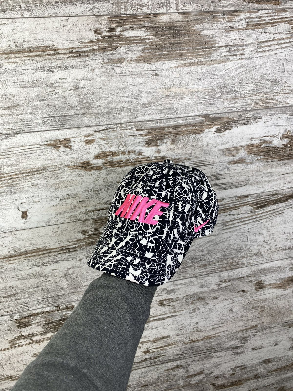 Nike × Vintage Mens Vintage Nike big logo hats cap hat y2k rare swoosh acg Size ONE SIZE - 1 Thumbnail