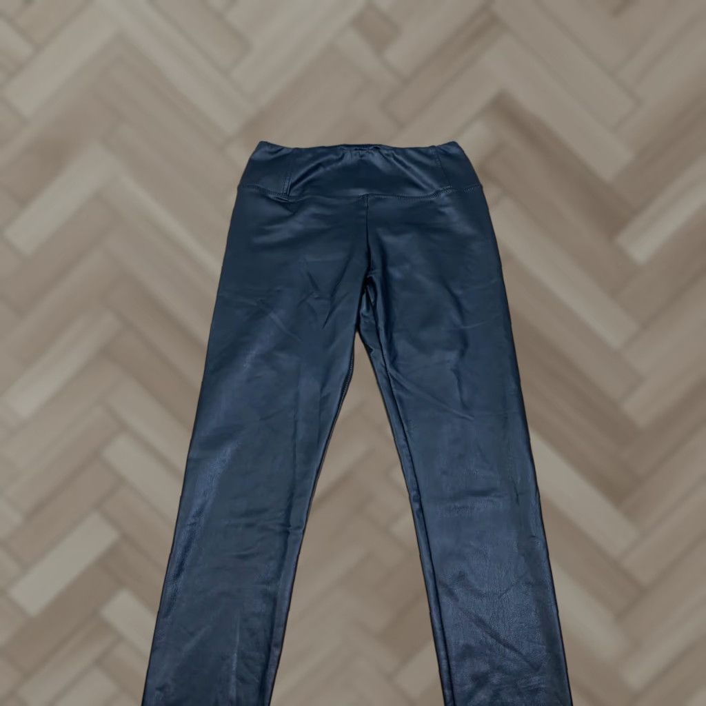 7 For All Mankind Seven For All Mankind Faux Leather Leggings M Black Casual Women Leggings Ankle Faux Leather 7 For All Mankind Casual Women M Black Size 32" / US 10 / IT 46 - 1 Thumbnail