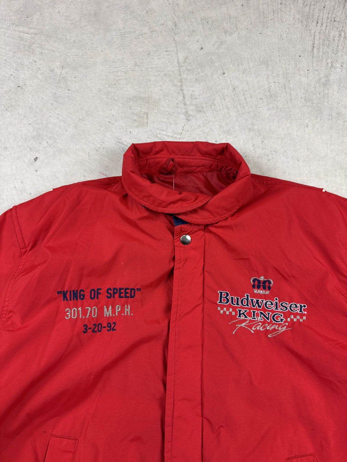 Vintage 1990’s Budweiser Racing Windbreaker Size US S / EU 44-46 / 1 - 4 Thumbnail