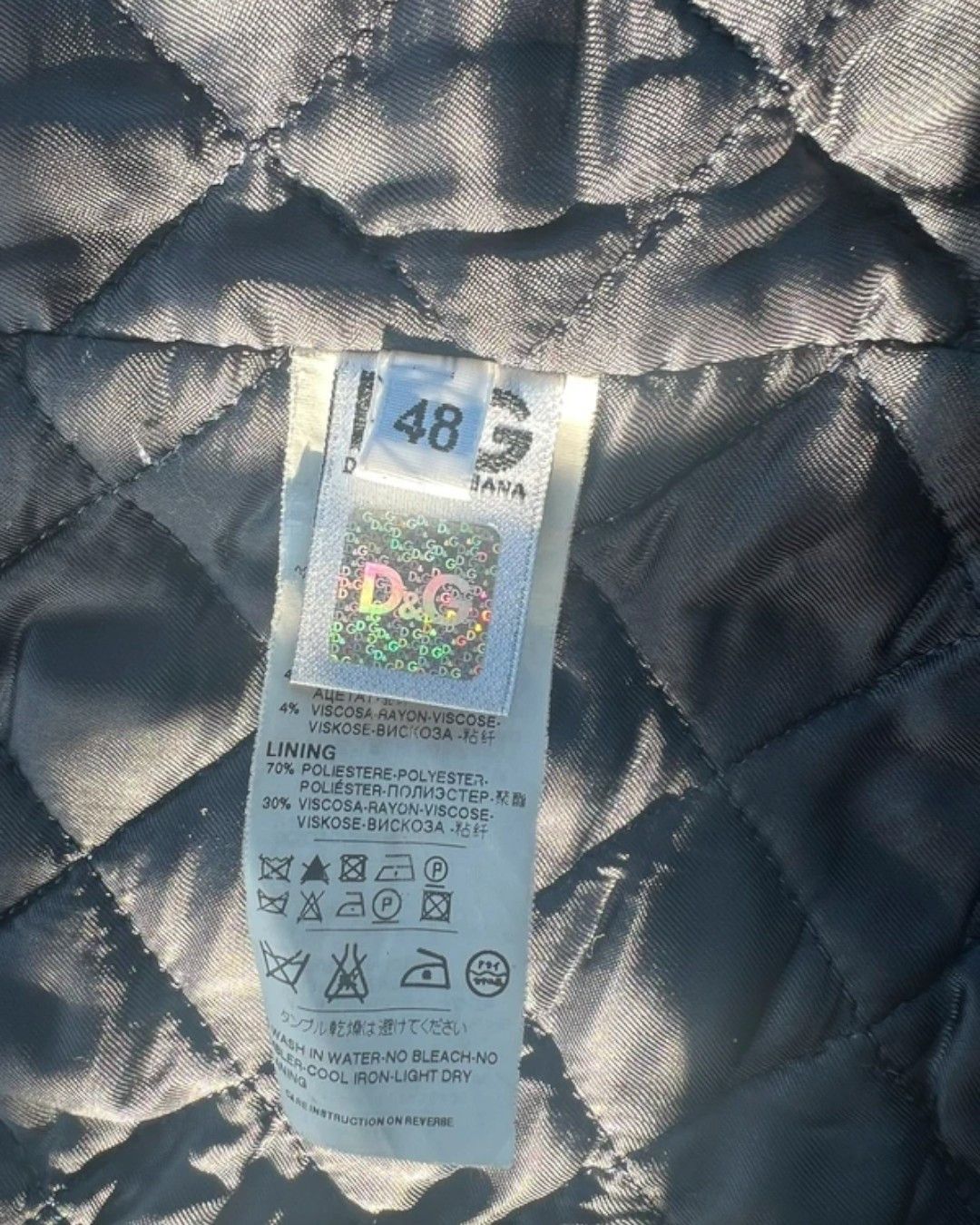 Dolce & Gabbana DOUBLE BREASTED WOOL PADDED COAT Size US M / EU 48-50 / 2 - 4 Thumbnail