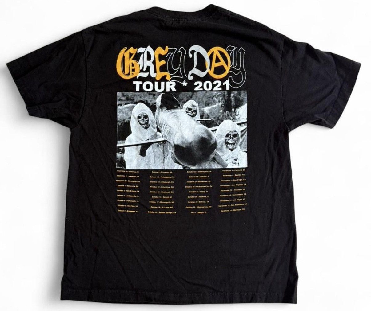 G59 Records $uicideboy$ G59 grey day tour 2021 tee L Size US L / EU 52-54 / 3 - 2 Thumbnail