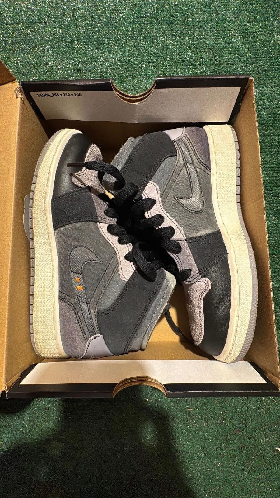 Jordan Brand Jordan Retro 1 Craft Inside Out Black Size 5M/6.5W Size ONE SIZE - 1 Preview