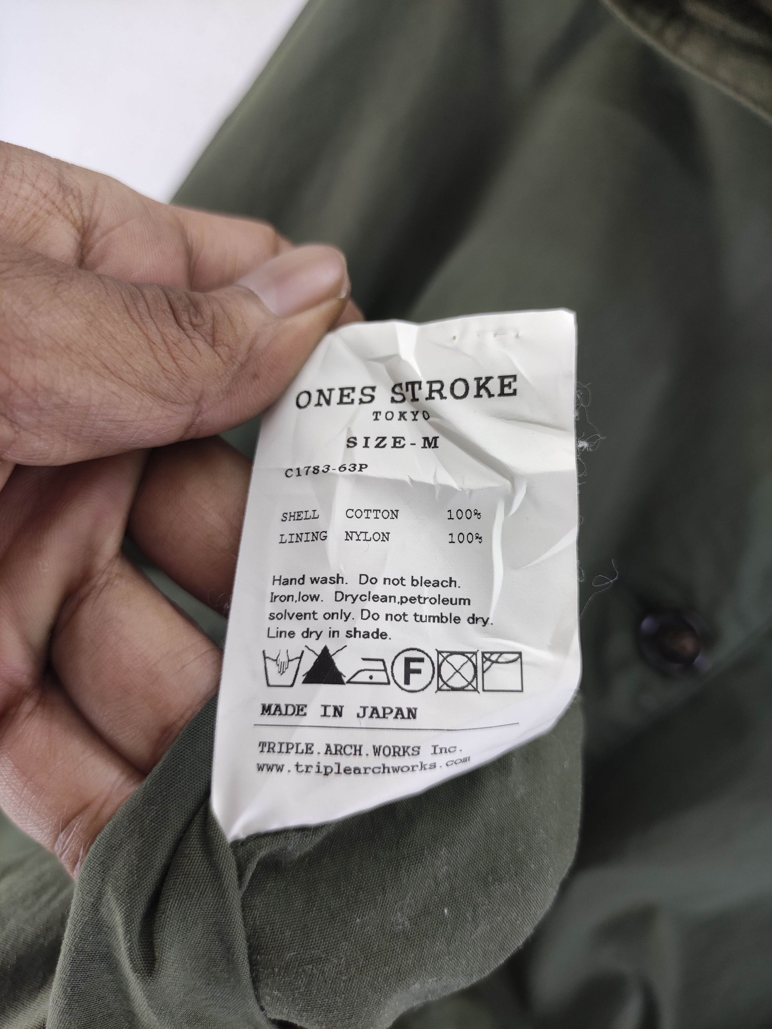 ONES STROKE Vintage Ones Stroke Reversible Hoodie Jacket Button Up Size US XL / EU 56 / 4 - 4 Thumbnail