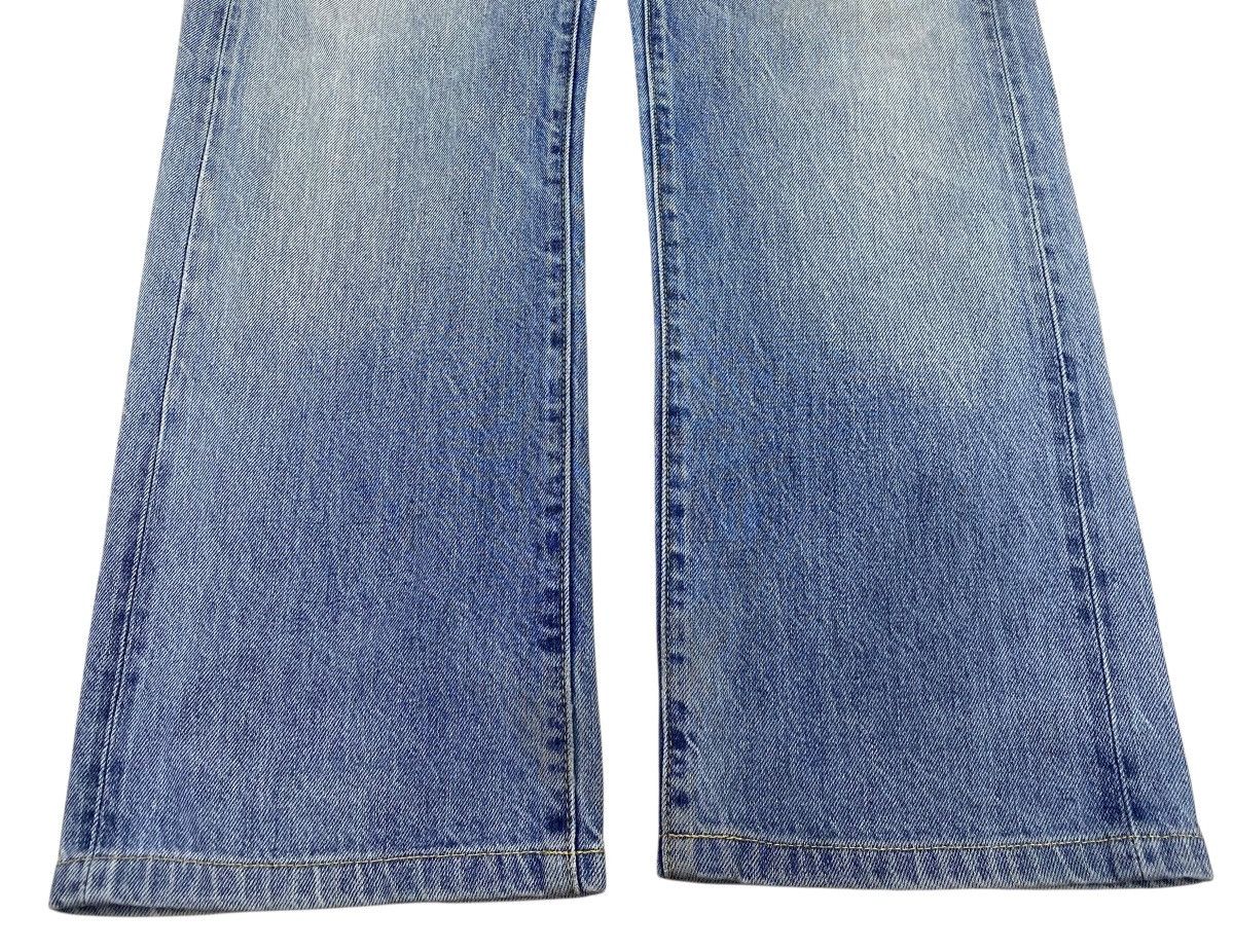Uniqlo Uniqlo Acid Blue Wash Regular Straight Leg Jeans Size US 33 - 5 Thumbnail
