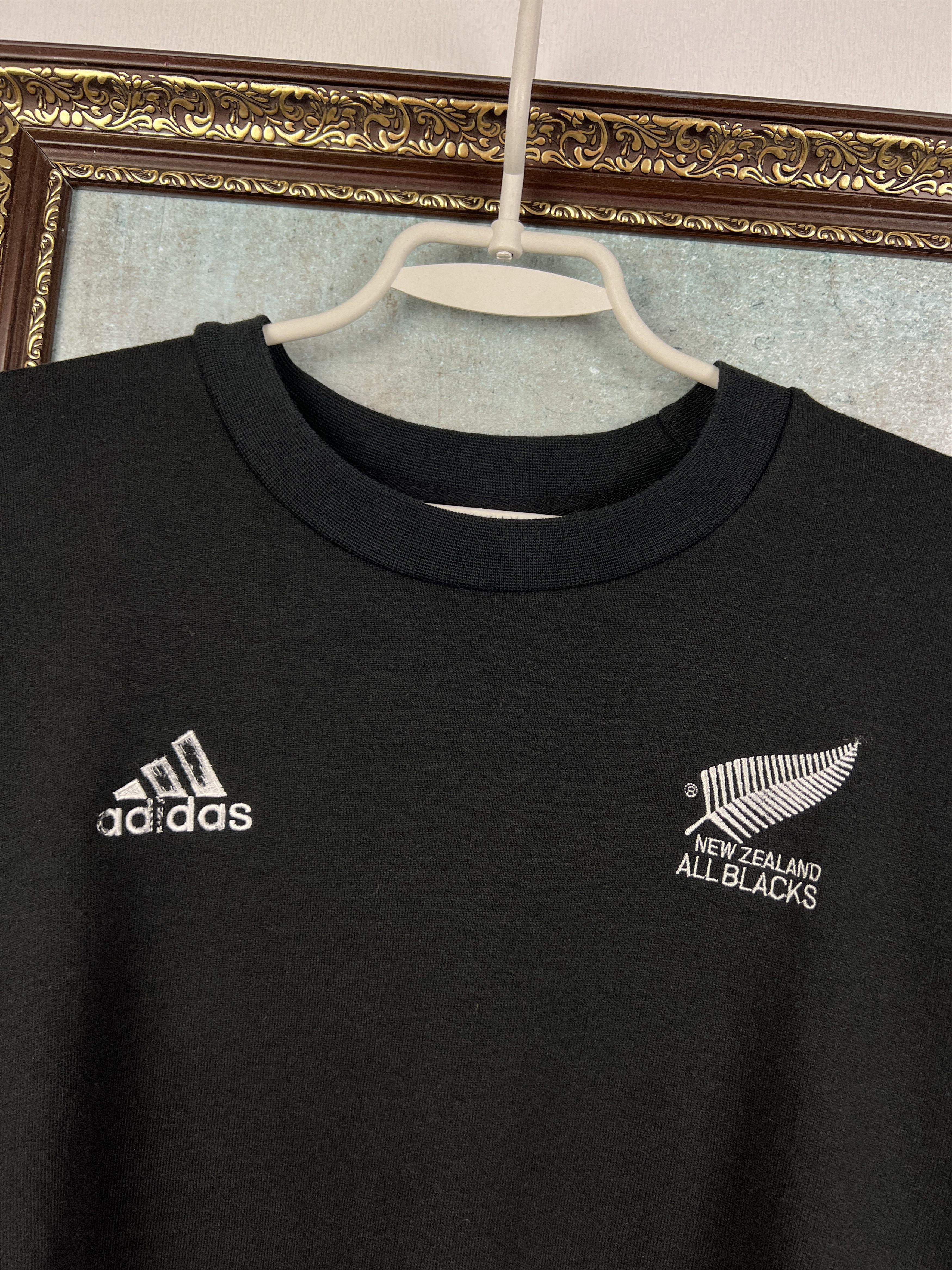 Adidas Adidas New Zealand All Blacks Rugby Sweatshirt Track Top Size US XL / EU 56 / 4 - 3 Thumbnail