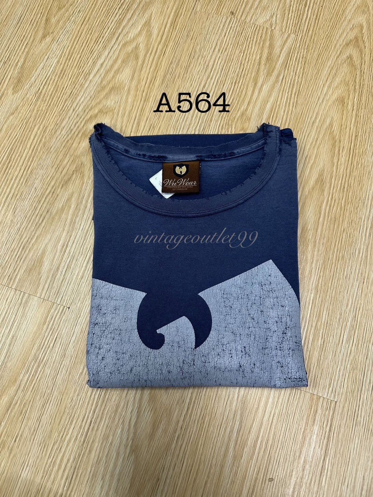 Vintage × Wu-Tang Clan Vintage Wu Tang Distressed Sunfaded Tshirt A564 Size US L / EU 52-54 / 3 - 14 Thumbnail