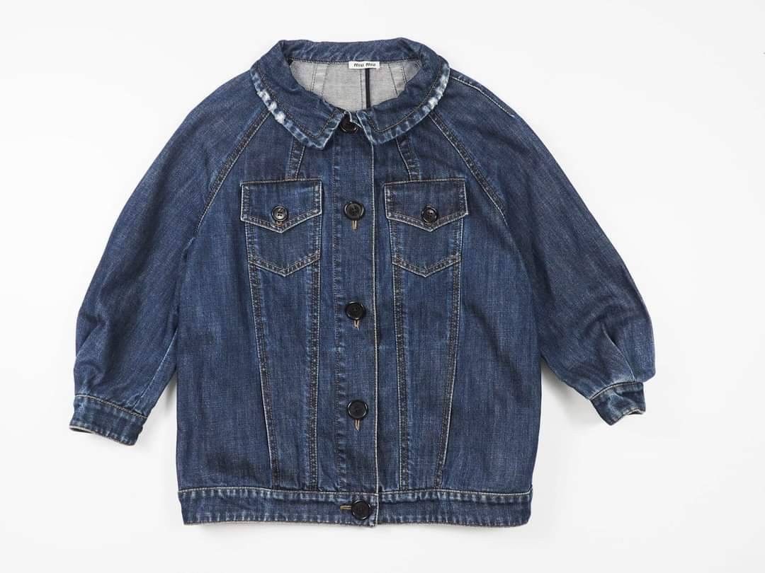 Miu Miu Miu Miu denim jacket Size XS / US 0-2 / IT 36-38 - 2 Thumbnail