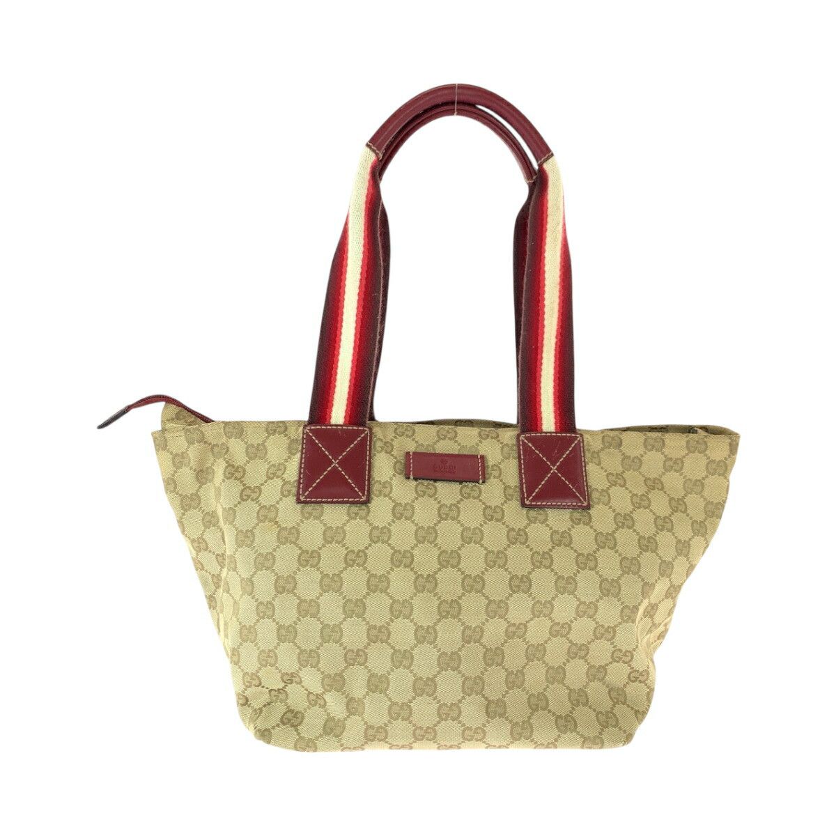 Gucci Gucci GG Canvas/Leather 2way Shoulder Tote Bag Textile Shoulder Bag 131230 DUTY FREE for USA