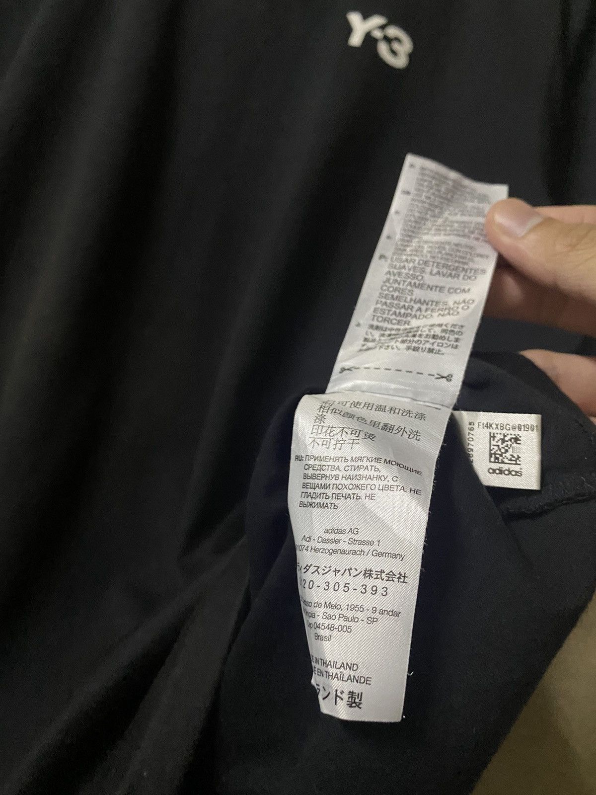 Adidas 20th Anniversary Y3 Adidas Yohji Yamamoto Commemorative Tee Size US S / EU 44-46 / 1 - 7 Thumbnail