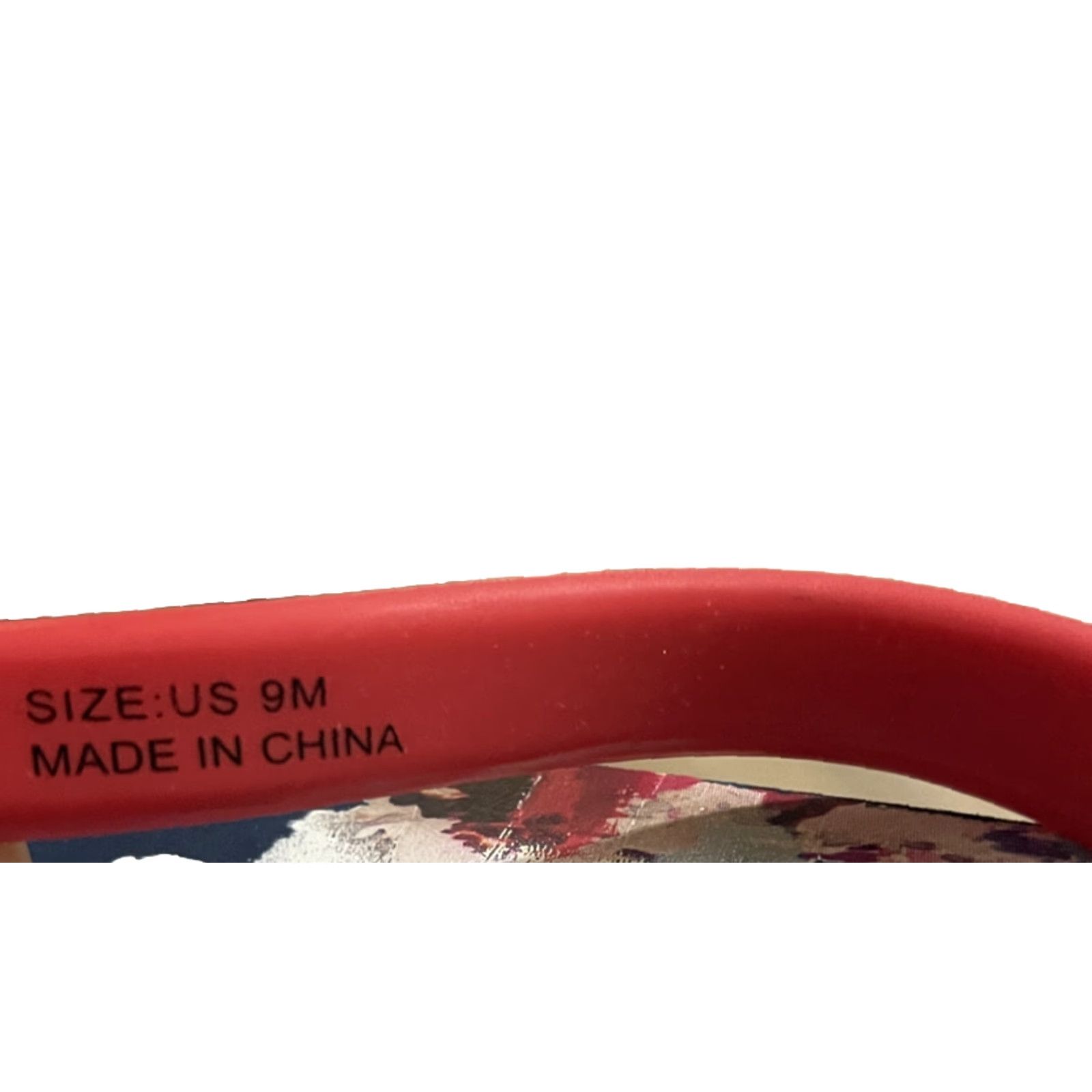 Vintage kate spade new york Nova Floral Print Flip Flops Navy Red Thongs Size 9 US Sandal Women Flat Shoes Size US 9 / IT 39 - 8 Thumbnail