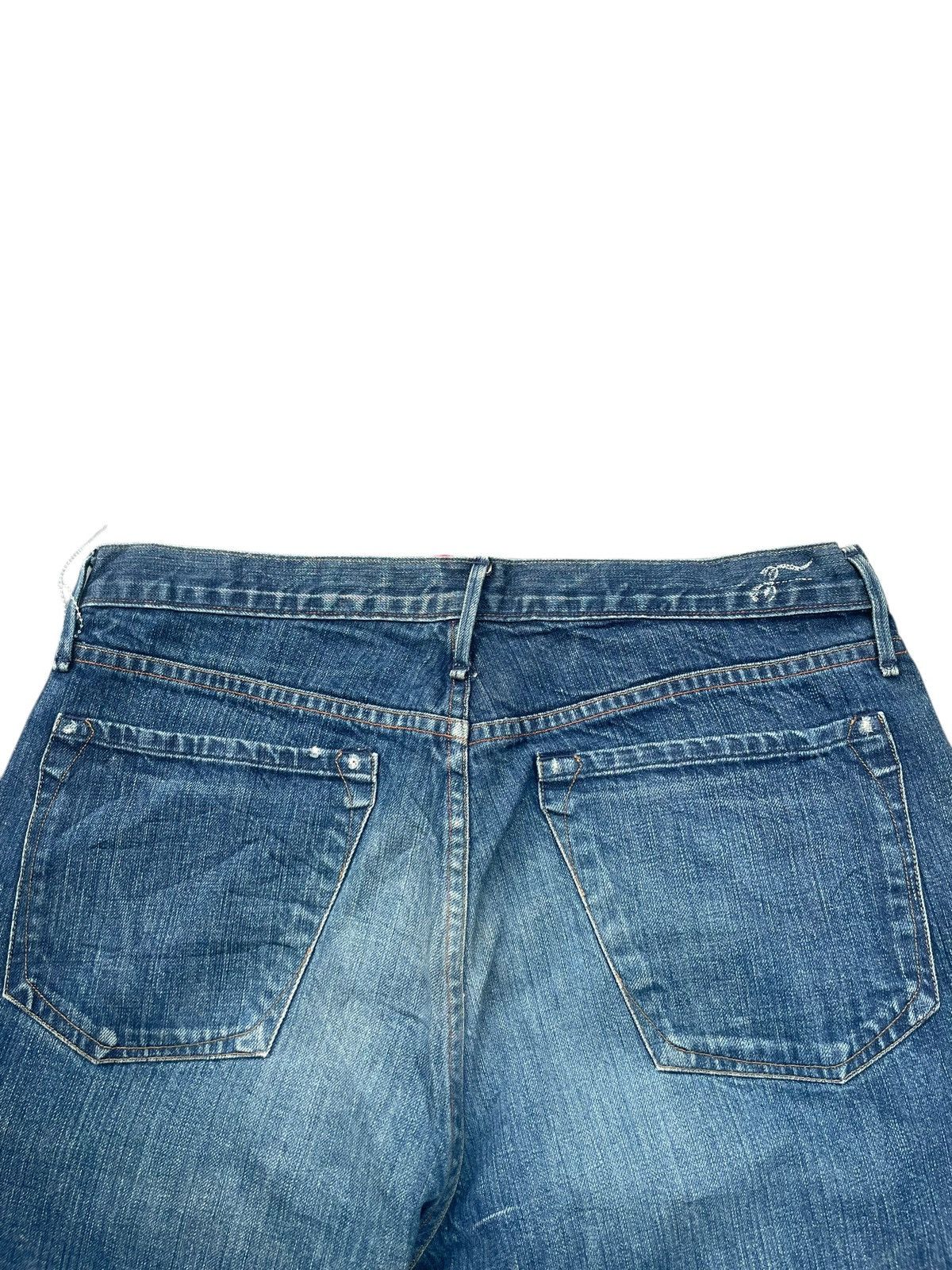 Earnest Sewn Earnest Sewn Flare Distresed Jeans Size US 35 - 11 Thumbnail