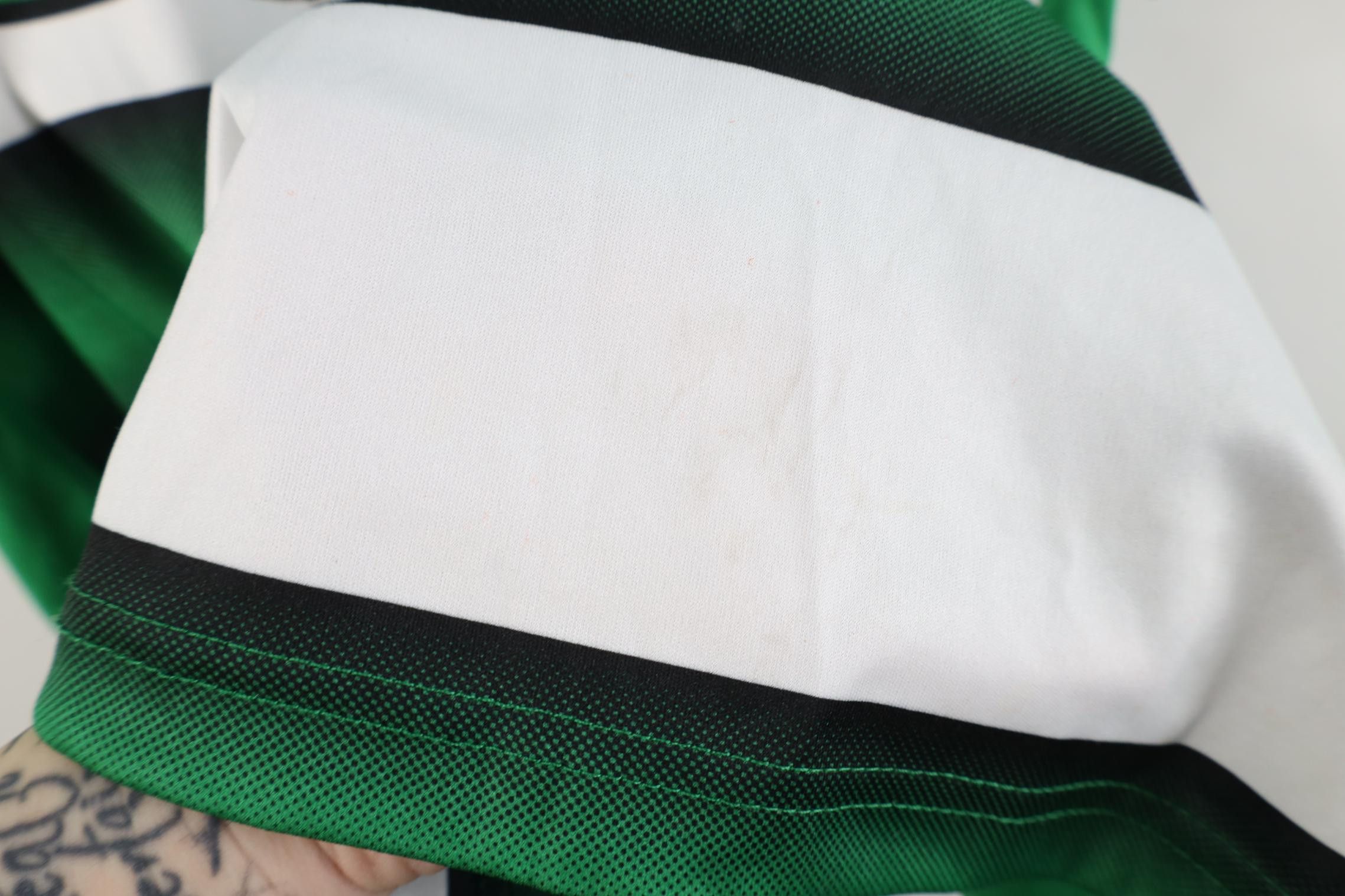 Vintage Vintage Celtic FC Football Soccer Jersey Striped Green Size US M / EU 48-50 / 2 - 11 Thumbnail