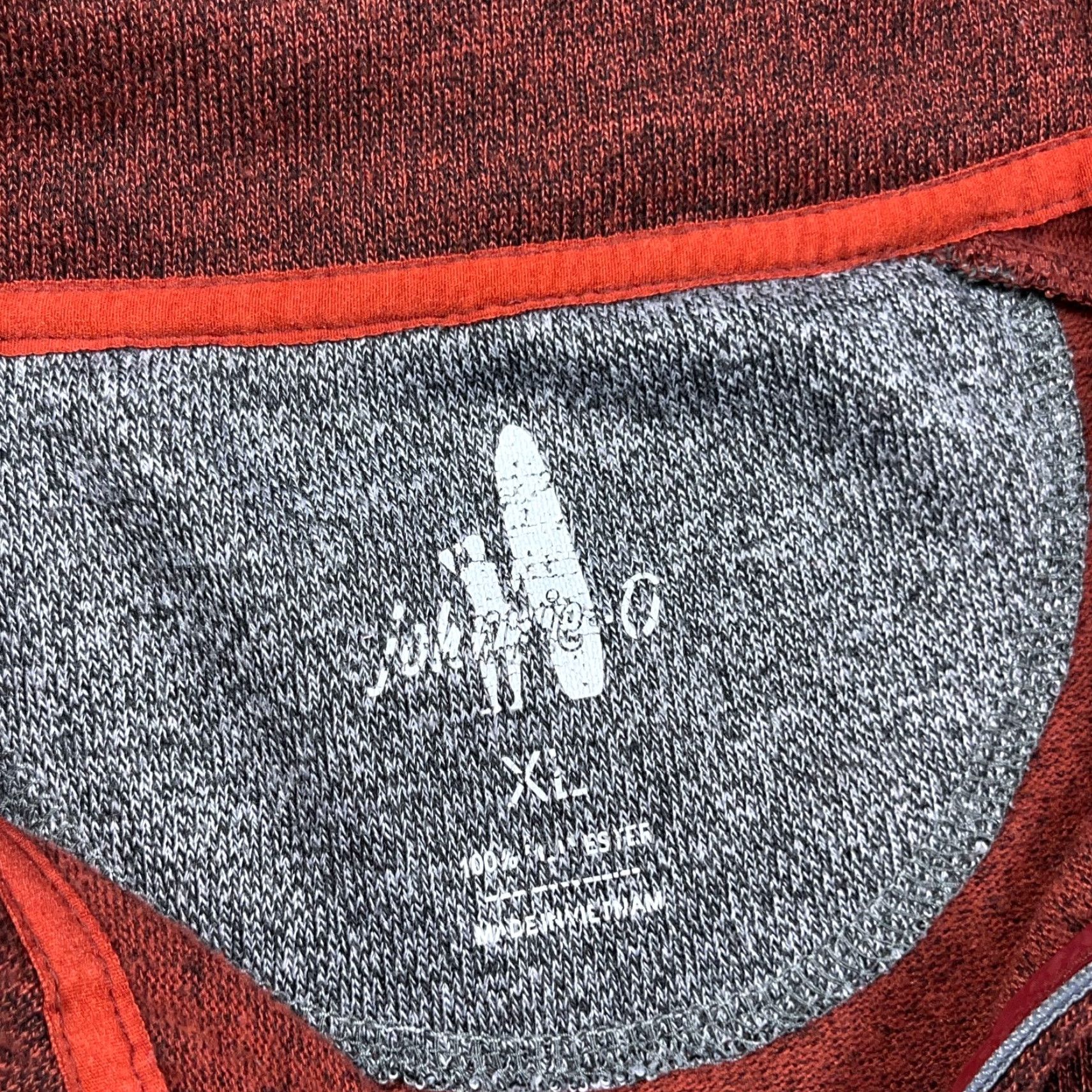 johnnie-O Johnnie-O Sweater Men XL Orange Pullover Quarter Zip Performance Wicking Adult Size US XL / EU 56 / 4 - 3 Thumbnail