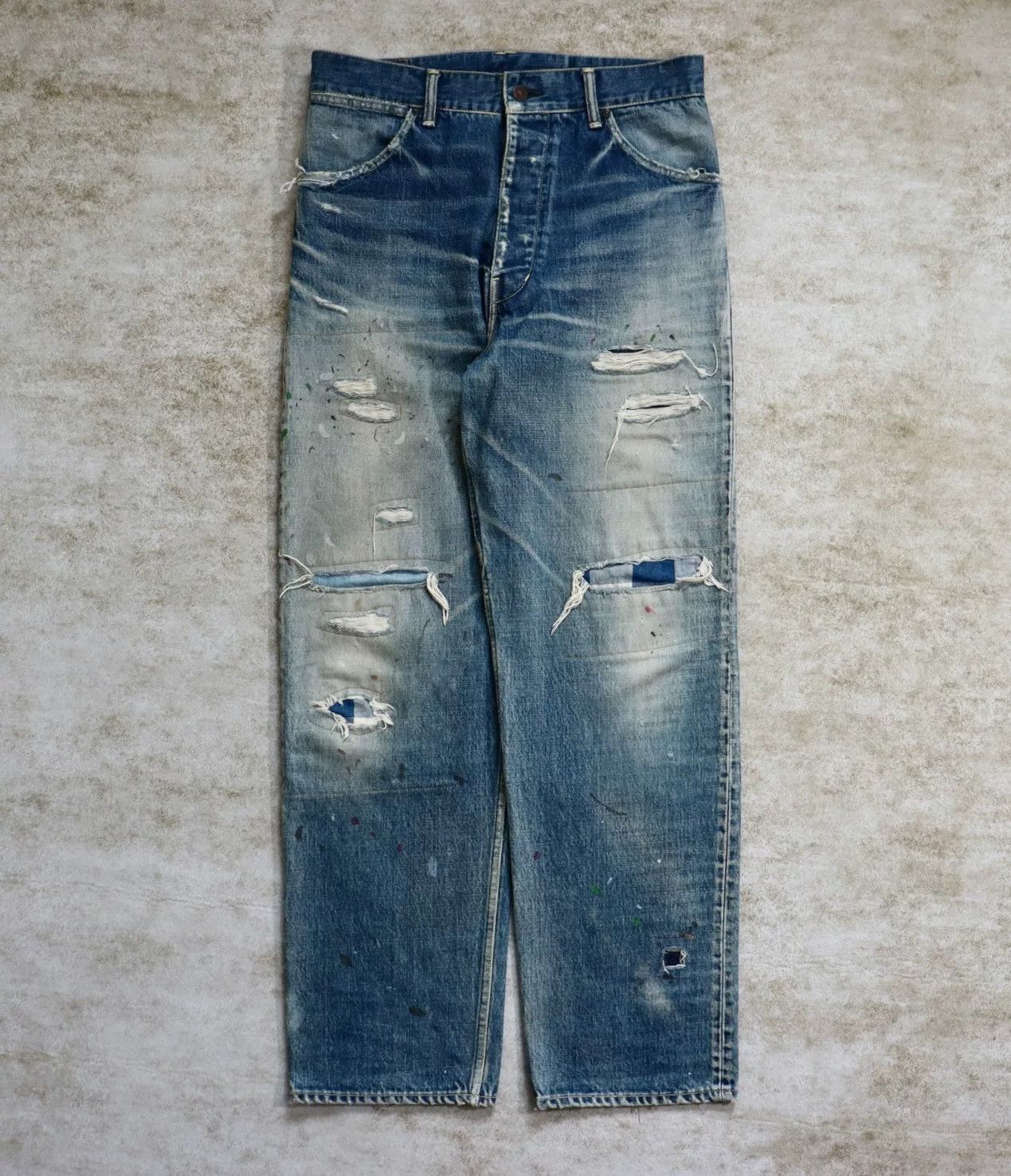 Visvim Visvim Hakama Pants Crash Denim 19SS Size US 28 / EU 44 - 1 Thumbnail