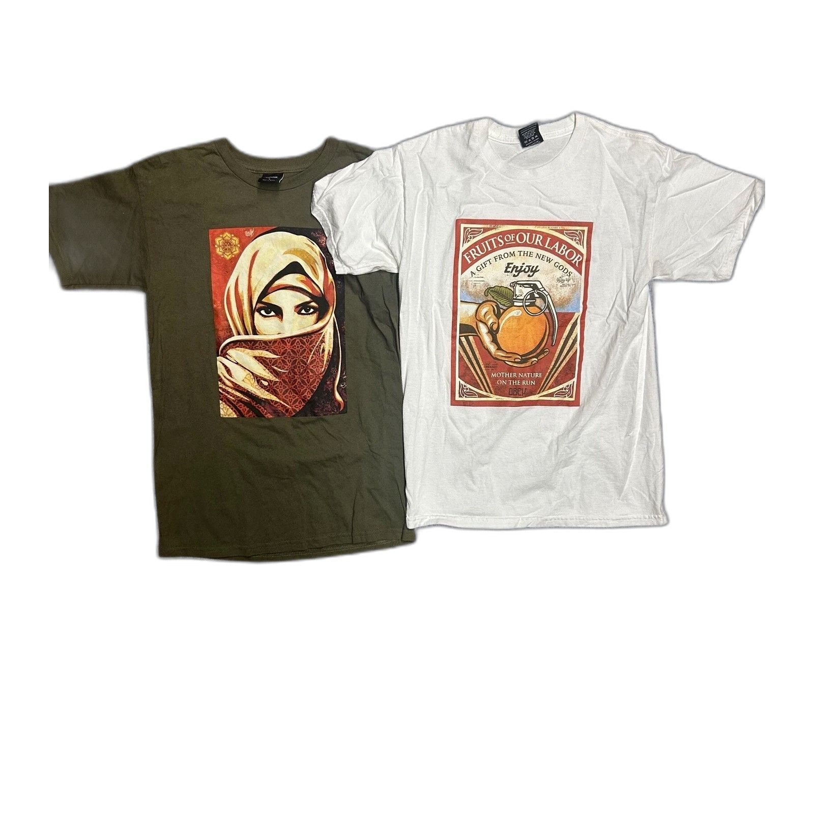 Obey Obey Y2K Skate Streetwear Shirt 2x Bundle Mens Small Green W Size US S / EU 44-46 / 1 - 1 Thumbnail