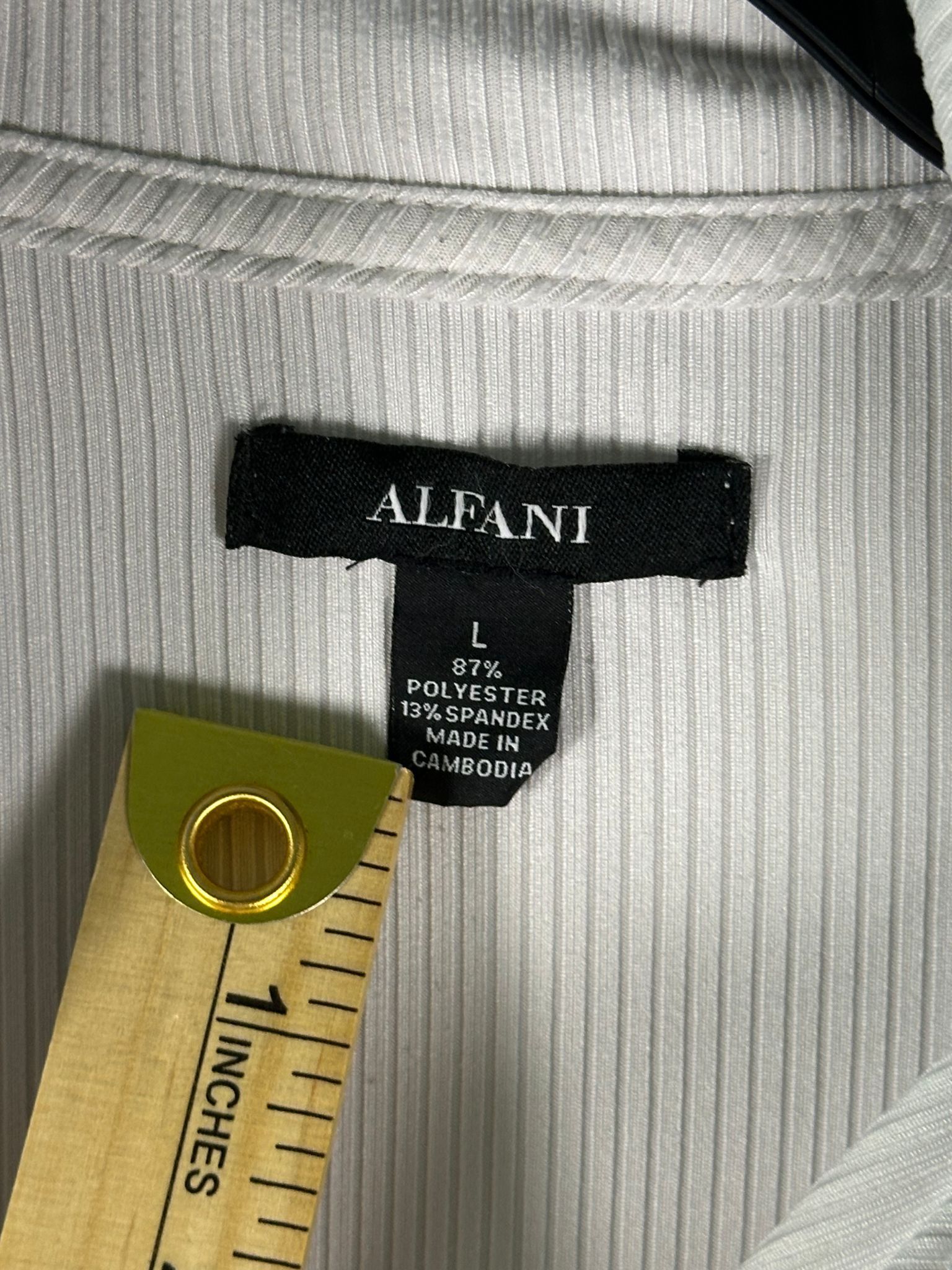 Alfani Alfani Pullover Mens L Quarter Zip Long Sleeve Ribbed Light Size US L / EU 52-54 / 3 - 2 Thumbnail