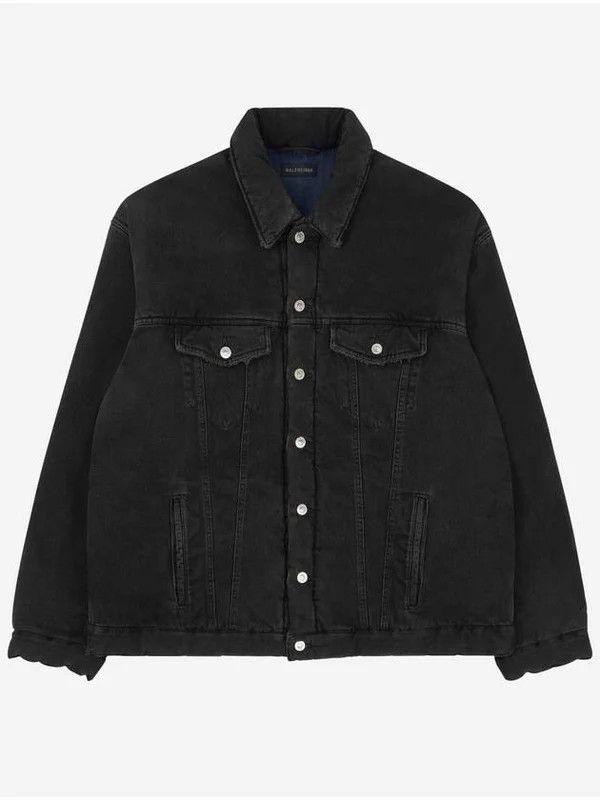 Balenciaga o1srvl11e1124 Padded Jacket in Noir Size US L / EU 52-54 / 3 - 2 Thumbnail