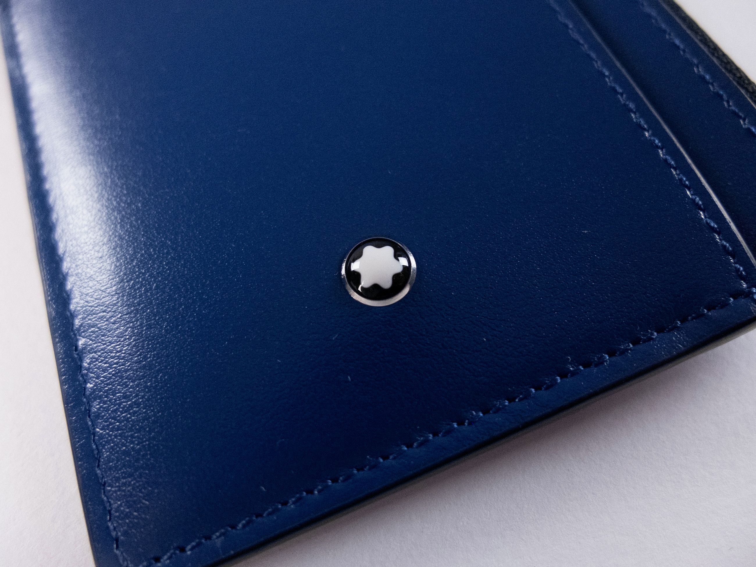 Montblanc MONTBLANC Meisterstück cobalt blue zip leather card holder q Size ONE SIZE - 3 Thumbnail