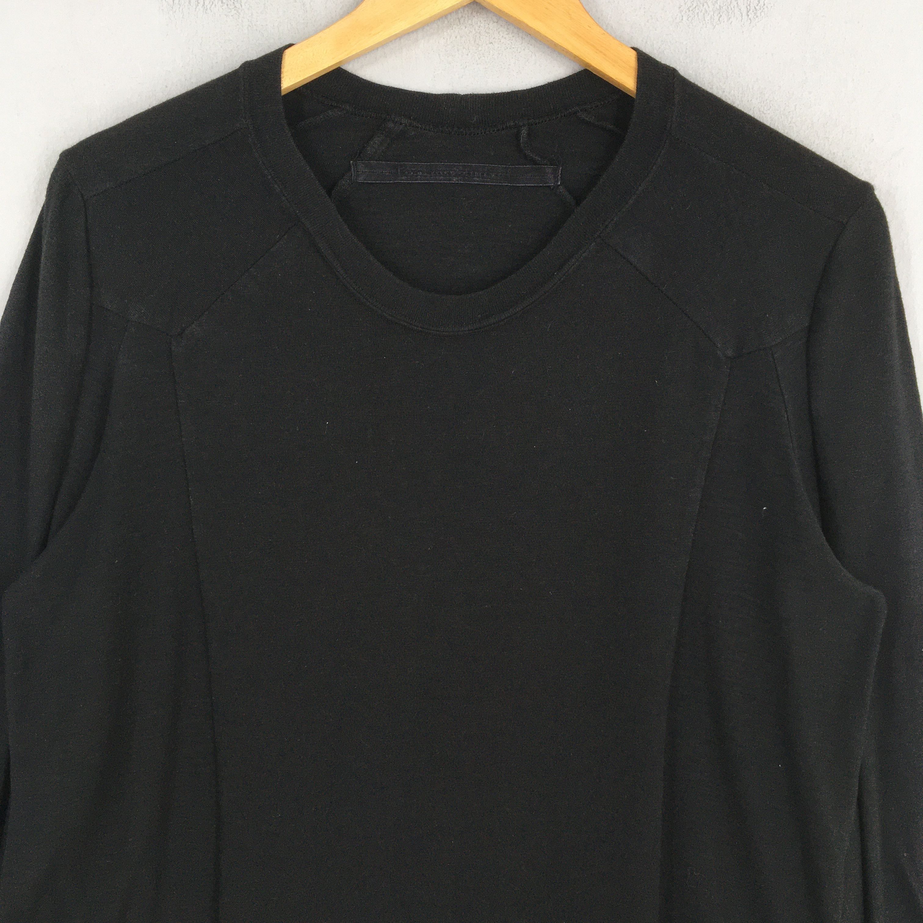 If Six Was Nine × Julius × Le Grande Bleu (L.G.B.) Julius Spring Summer 2015 Black / Prism LS T-Shirt Size 2 Size M / US 6-8 / IT 42-44 - 2 Thumbnail