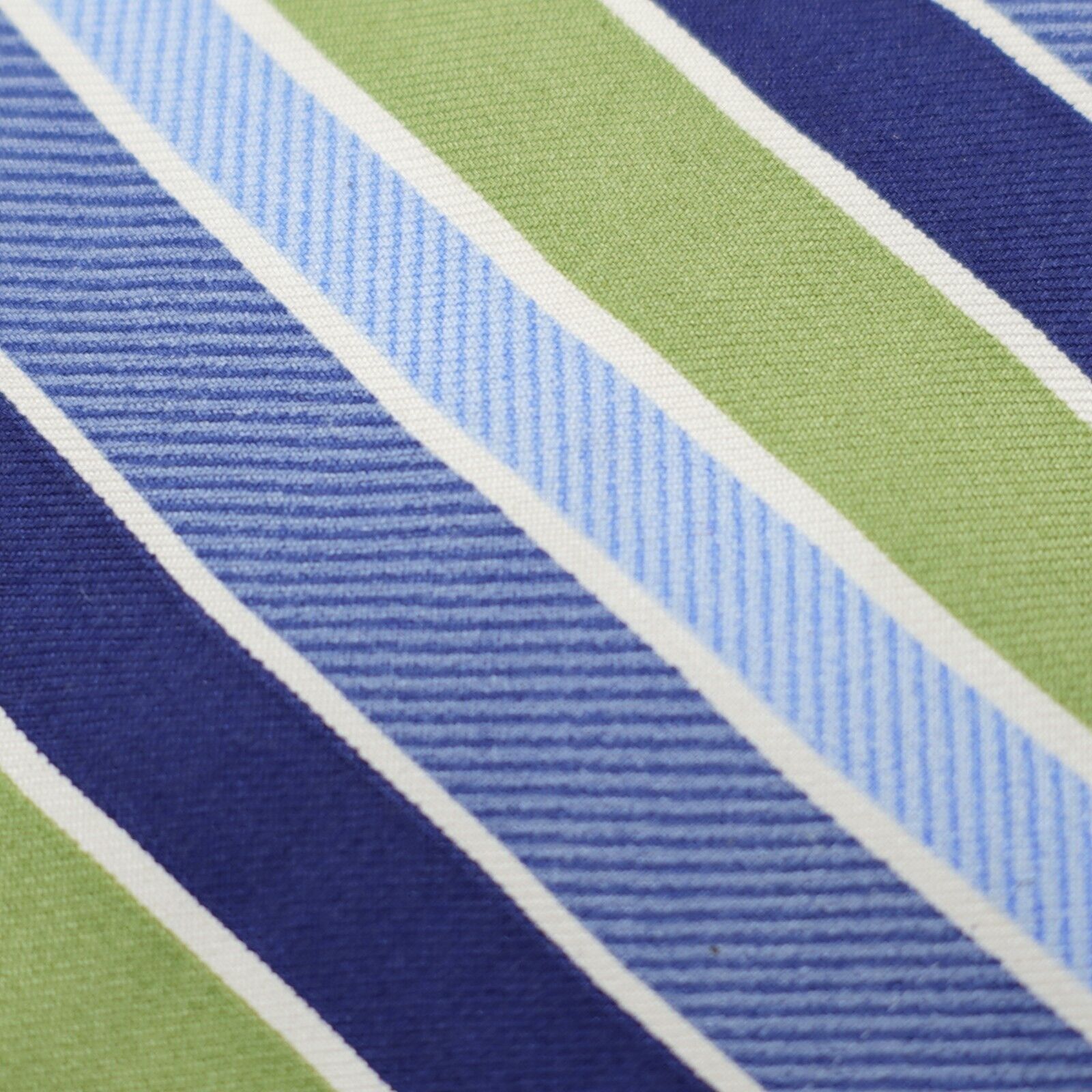 Chaps Chaps Blue Green Striped Boys Woven Silk Tie Size ONE SIZE - 2 Thumbnail