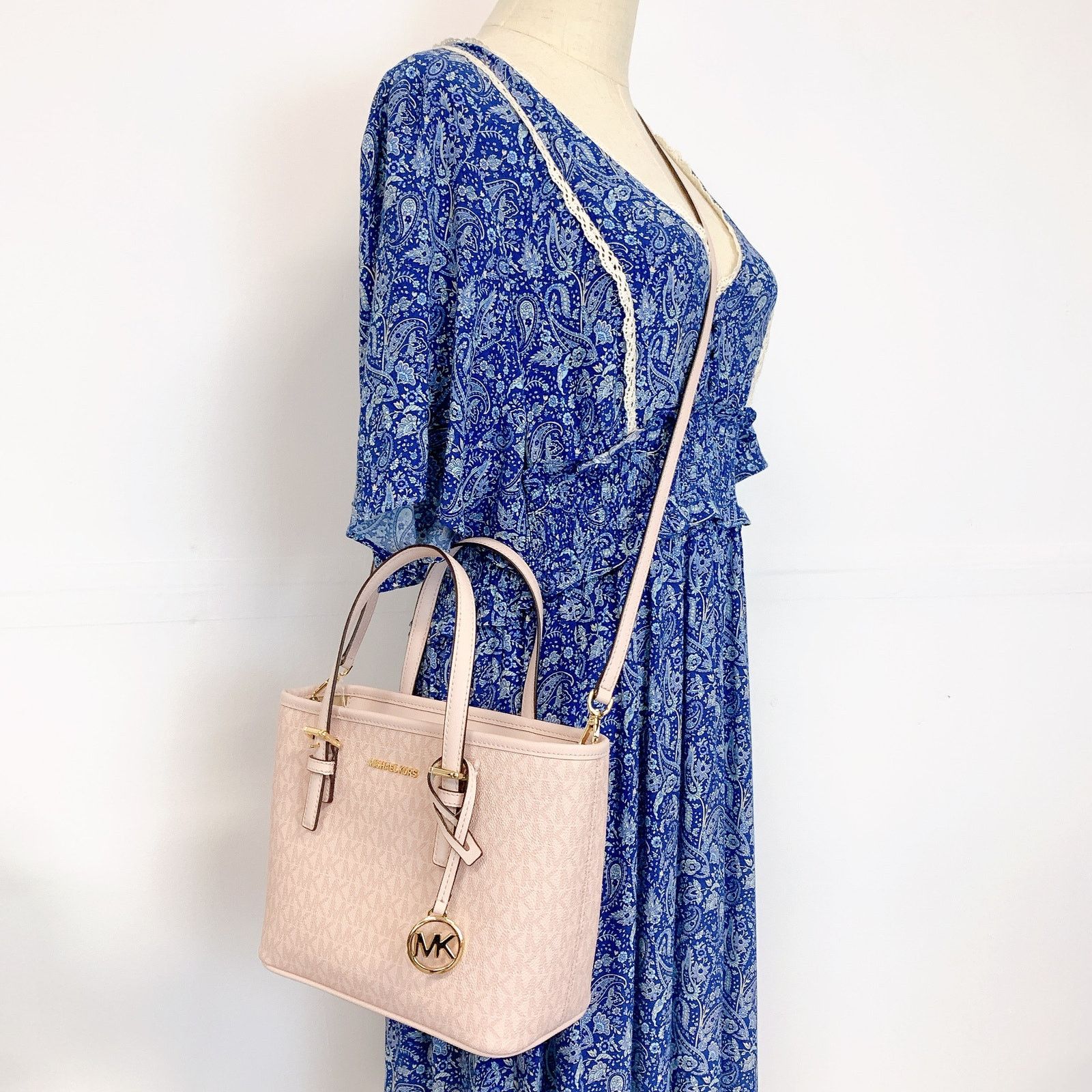 Michael Kors MICHAEL KORS 35T9GTVT0B Jet Set Travel XS Top-Zip Tote BLUSH Size ONE SIZE - 1 Thumbnail