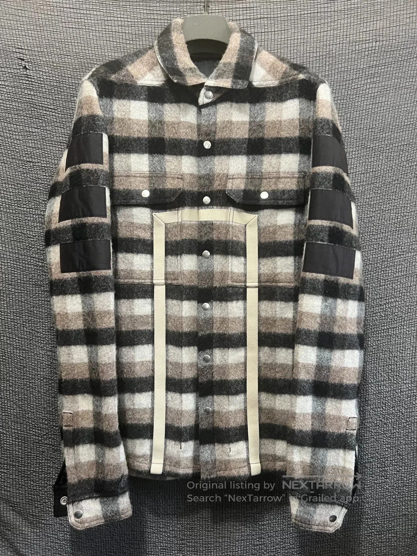 Rick Owens Rick Owens Larry Season Wool Check Jacket. Size US M / EU 48-50 / 2 - 1 Thumbnail